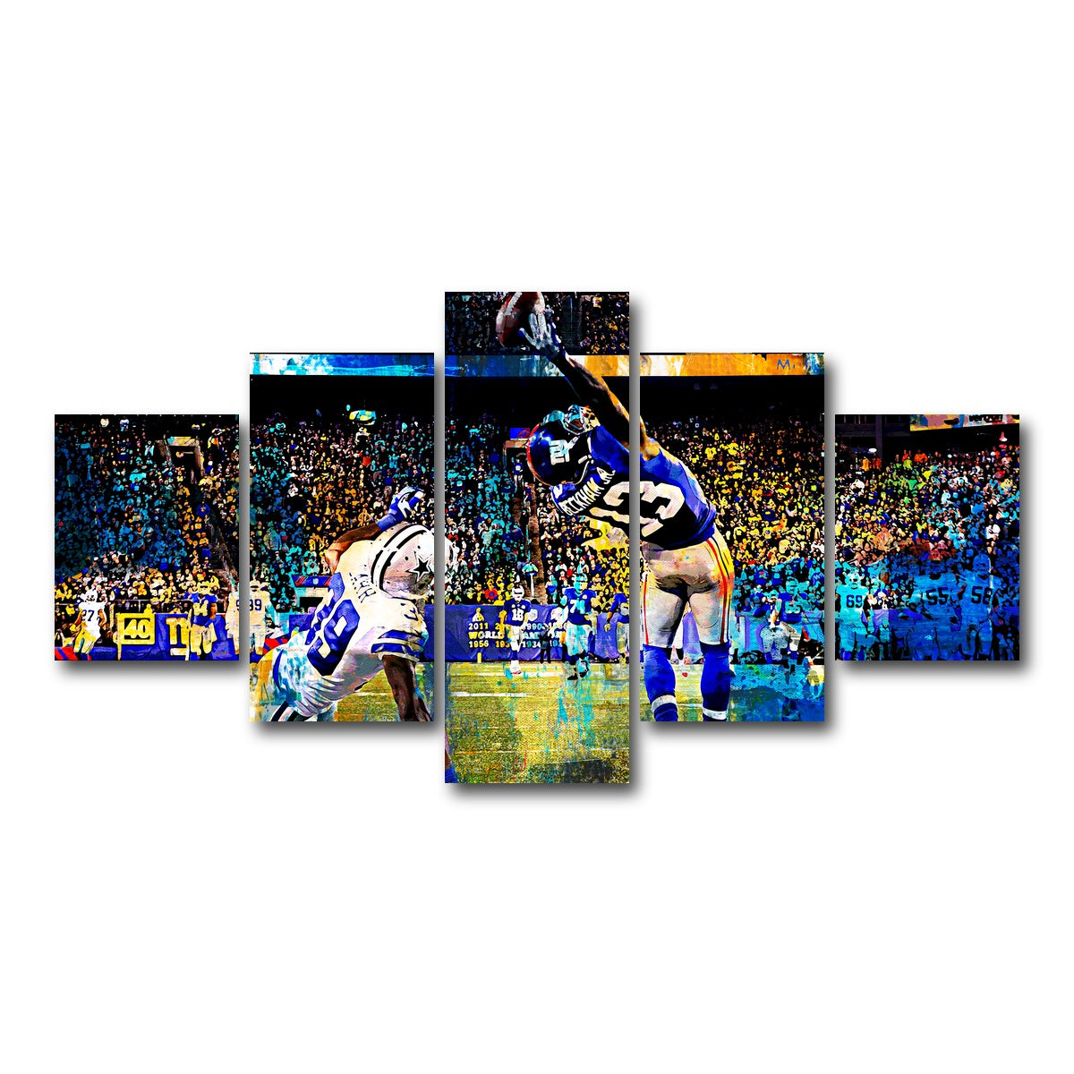 AUTO-MOCKUP WHITE | Beckham Jr. Catch | 5 Piece | Gallery Wrap Canvas | group=5_short