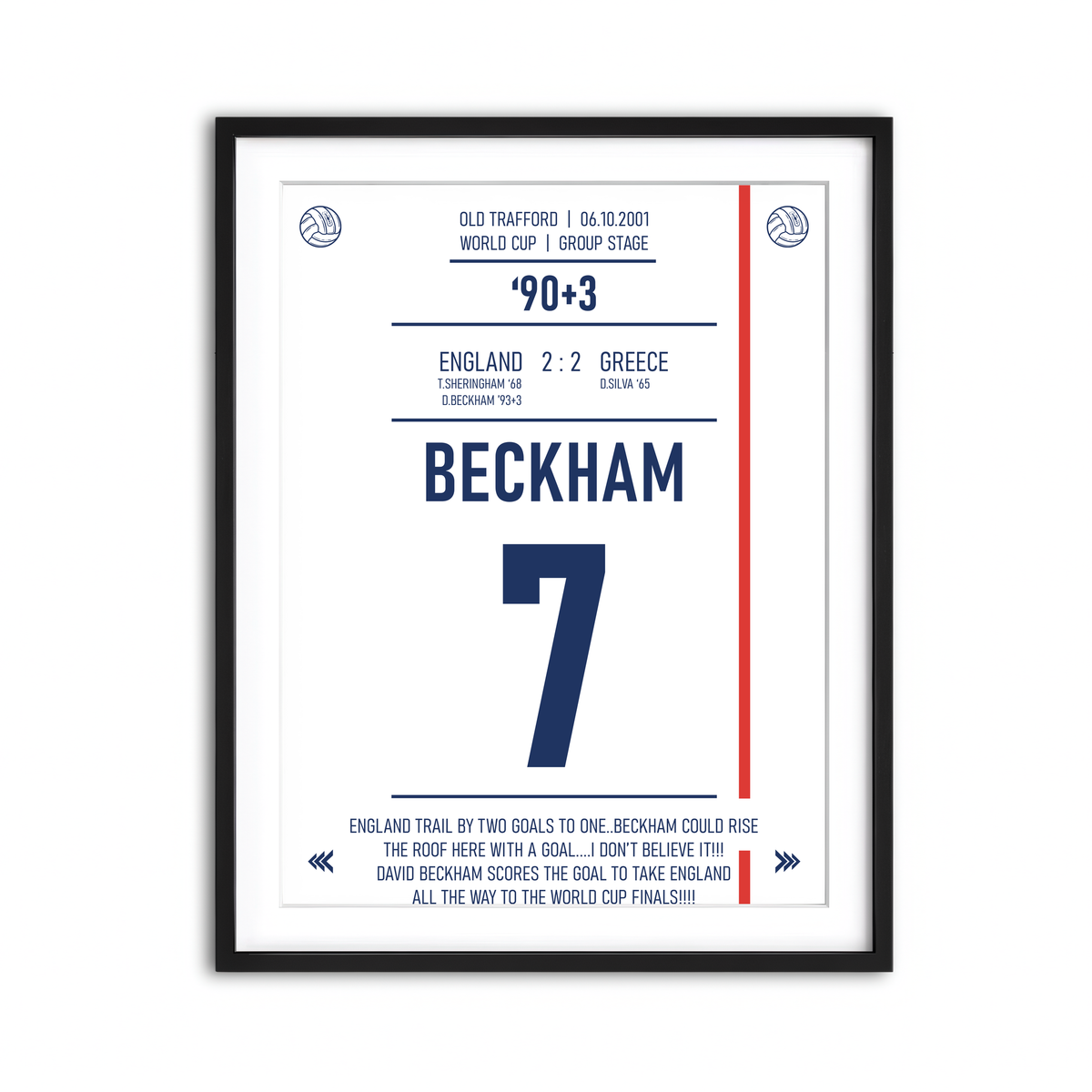 Framed Print 3x4 Black