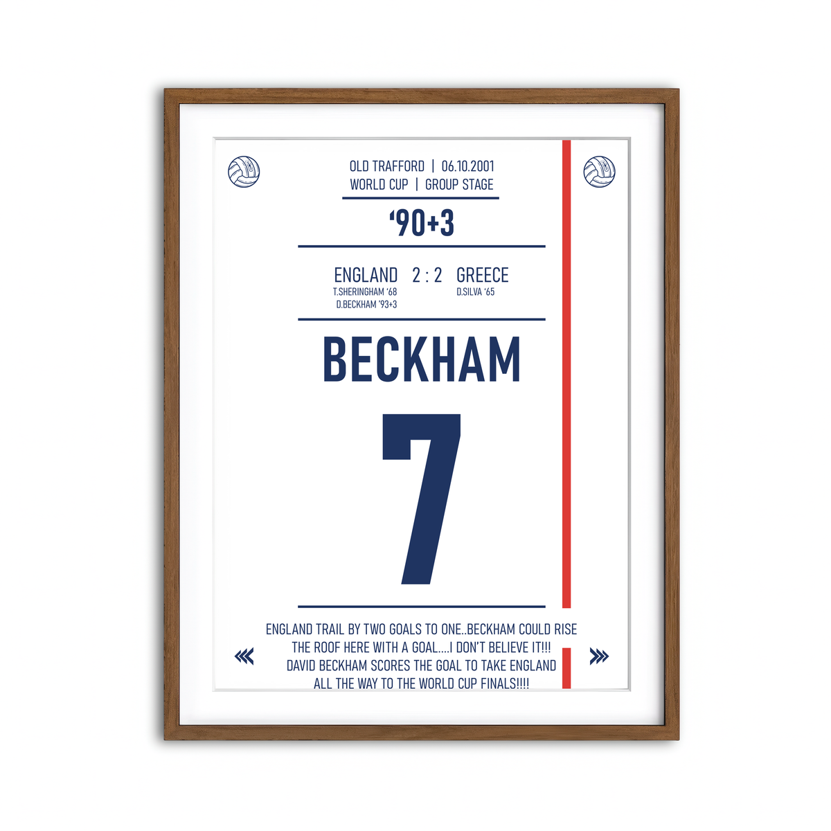 Framed Print 3x4 Walnut