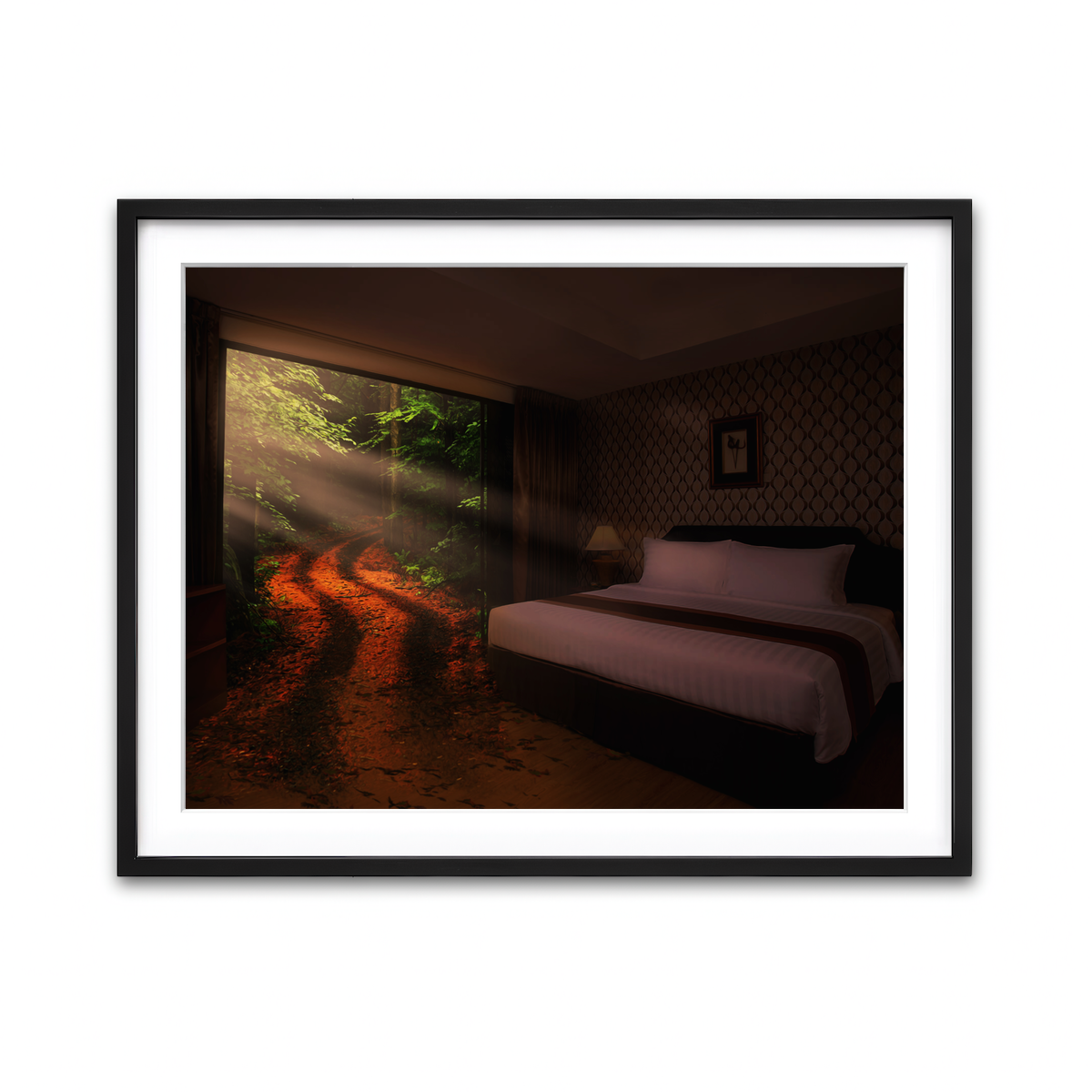 Framed Print 4x3 Black
