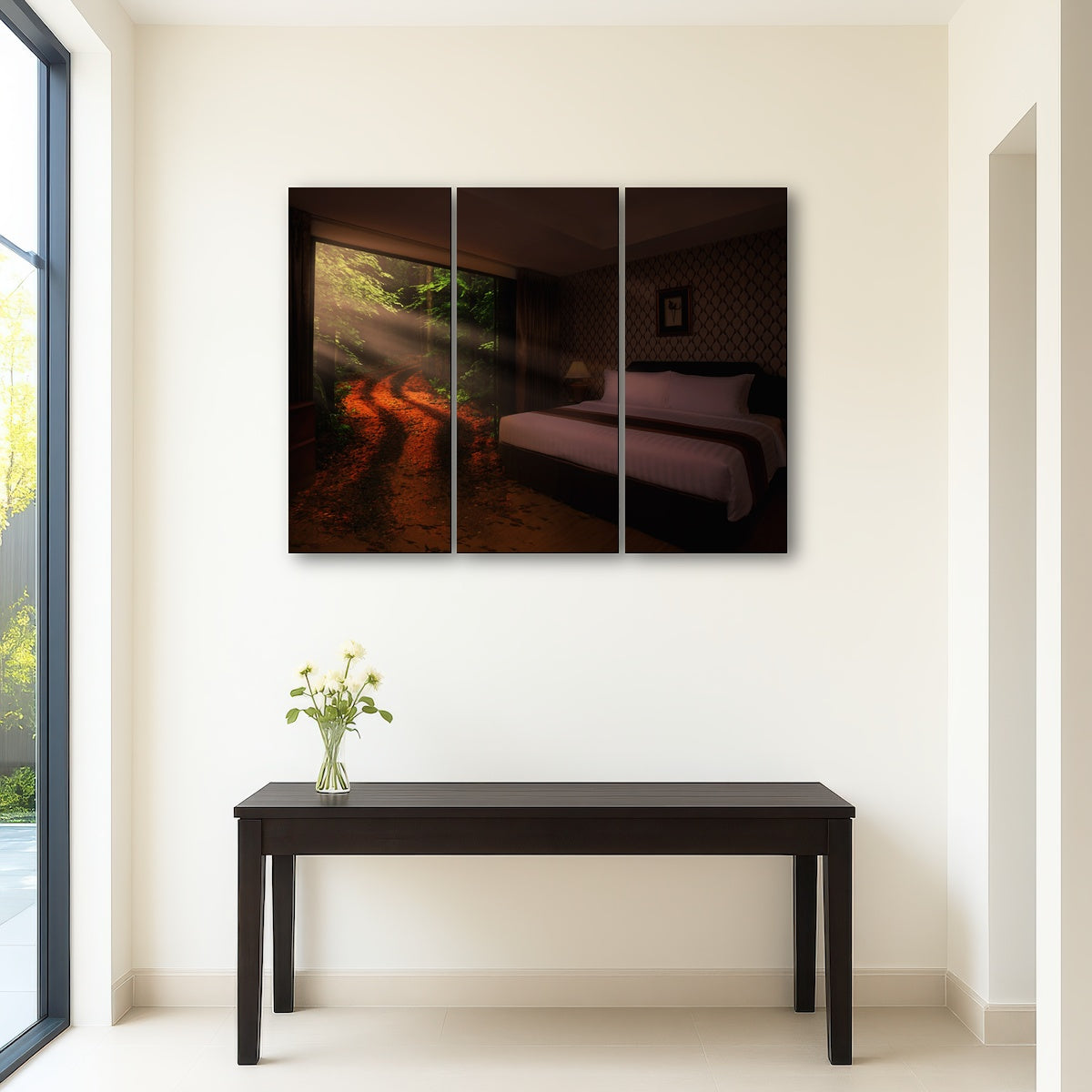 AUTO-MOCKUP ROOM | Bedroom in the Forest