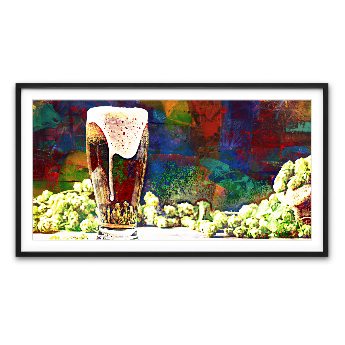 Framed Print 2x1 Black