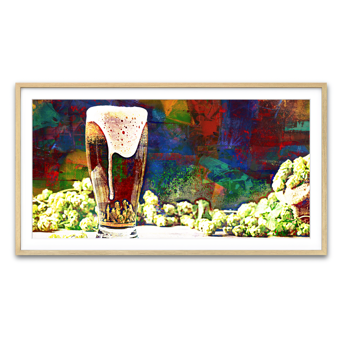 Framed Print 2x1 Natural