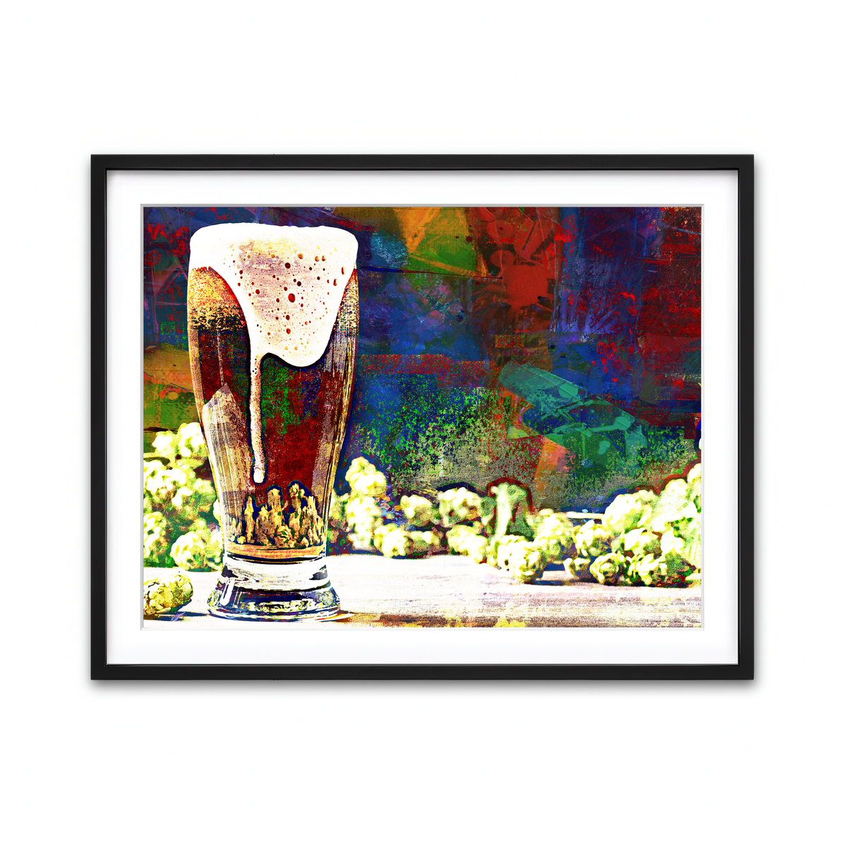 Framed Print 4x3 Black