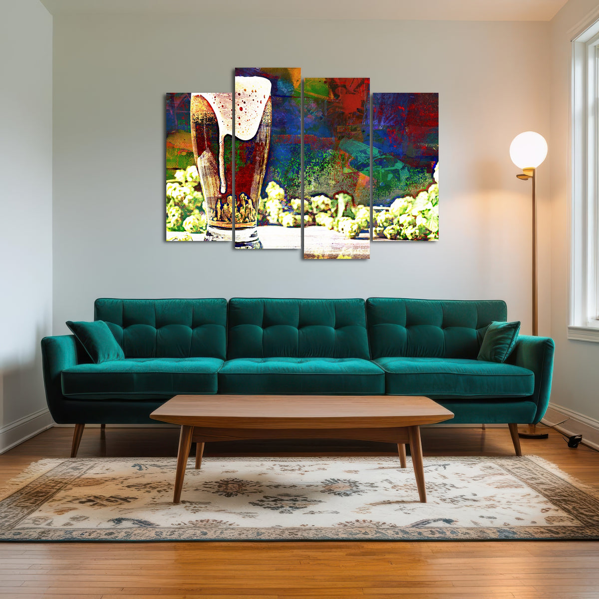 AUTO-MOCKUP ROOM | Beer Hops Abstract