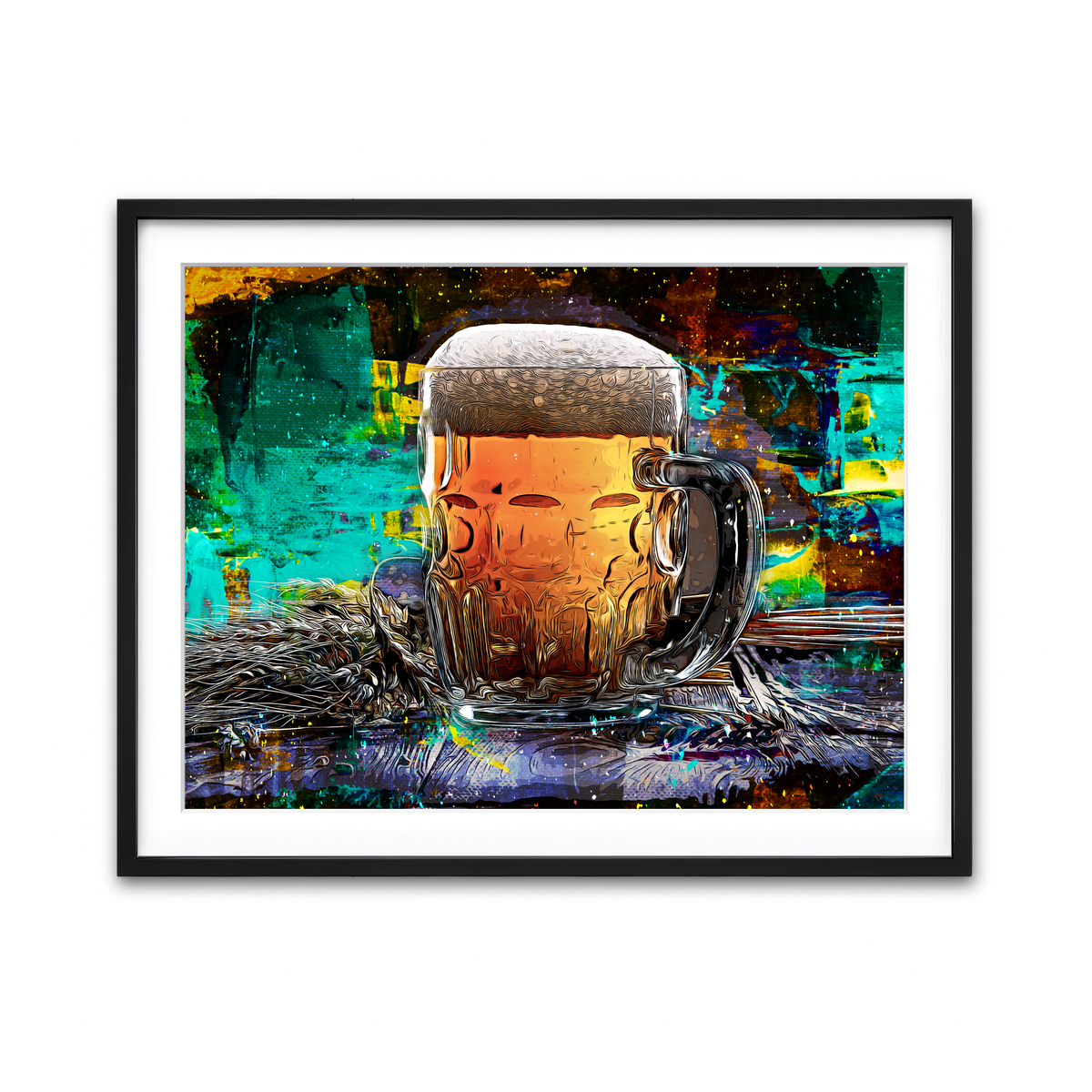 Framed Print 4x3 Black