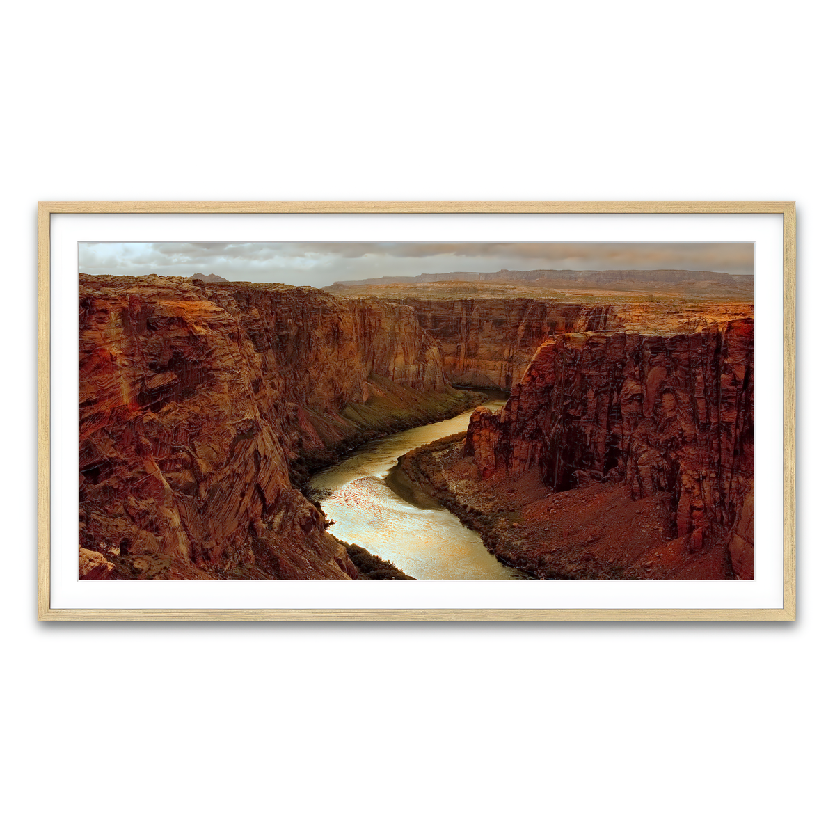 Framed Print 2x1 Natural