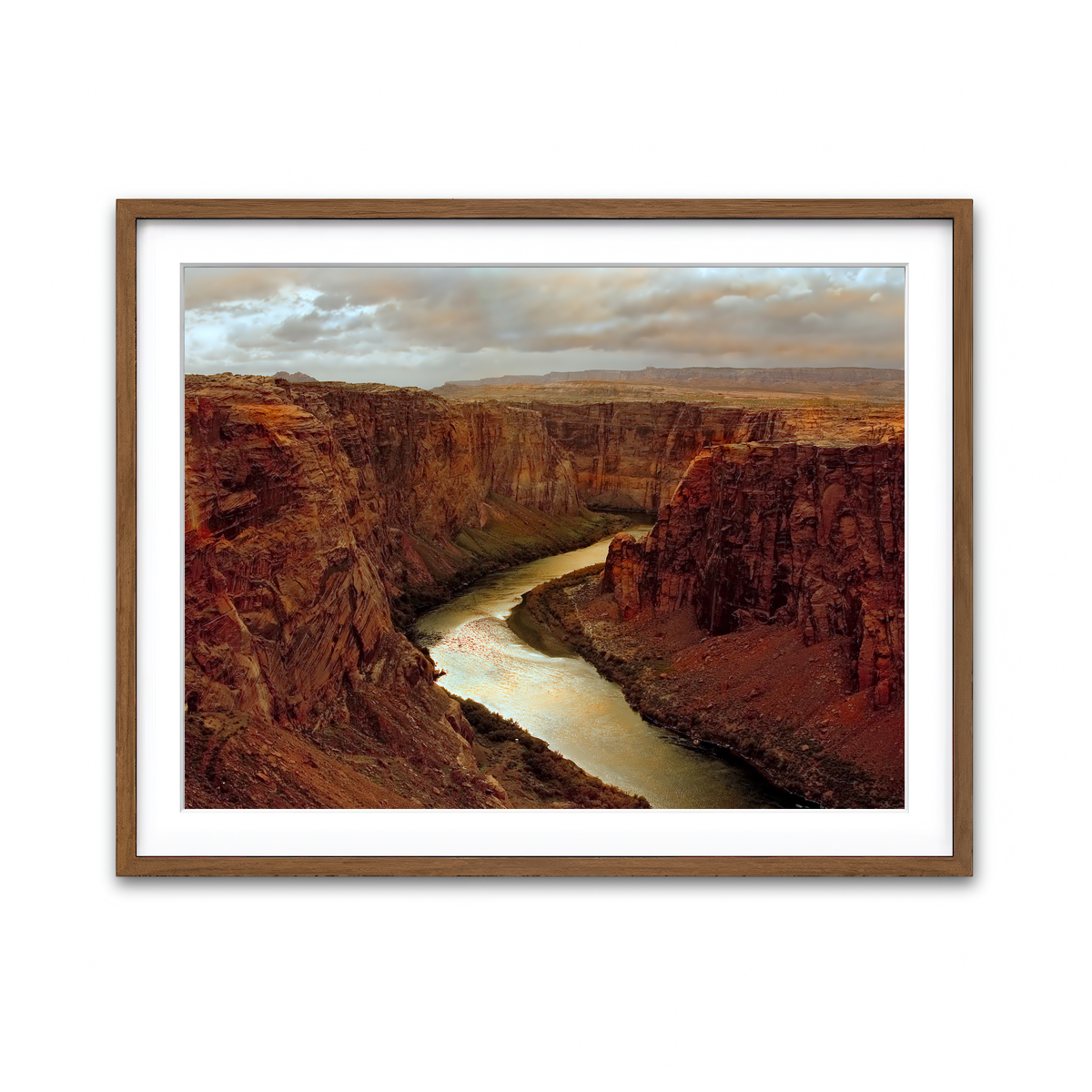 Framed Print 4x3 Walnut