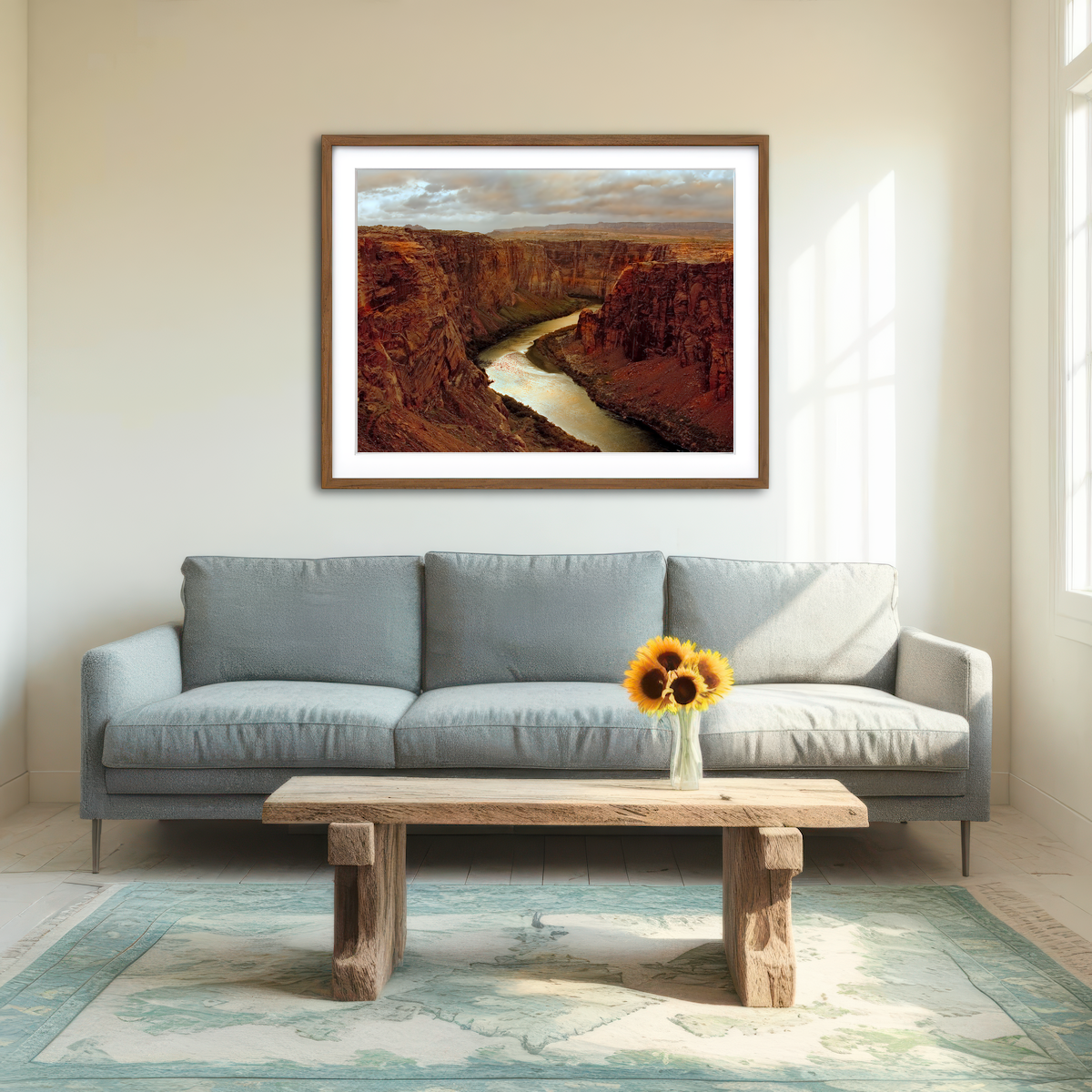 AUTO-MOCKUP ROOM | Beginning of the Grand Canyon Wall Art