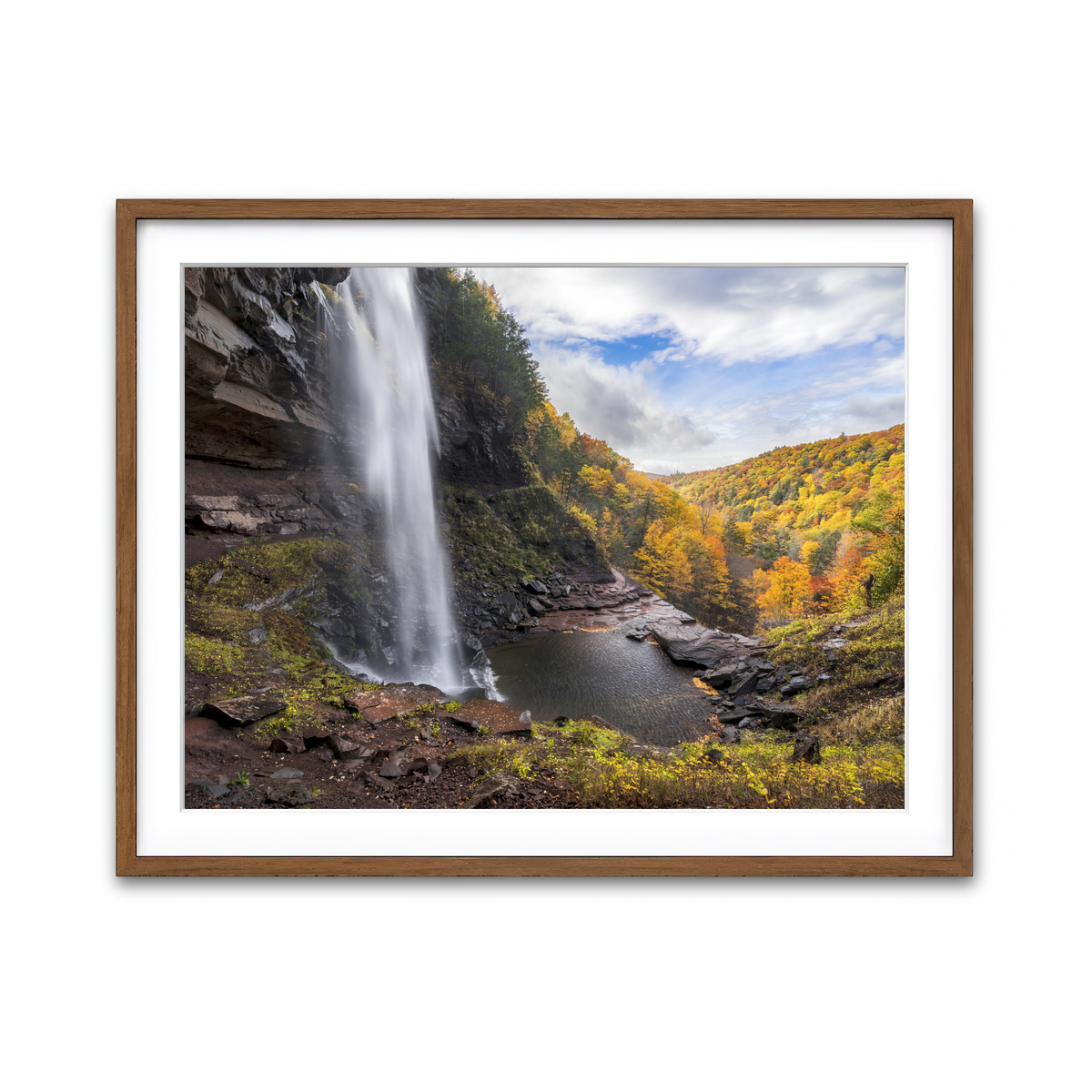 Framed Print 4x3 Walnut
