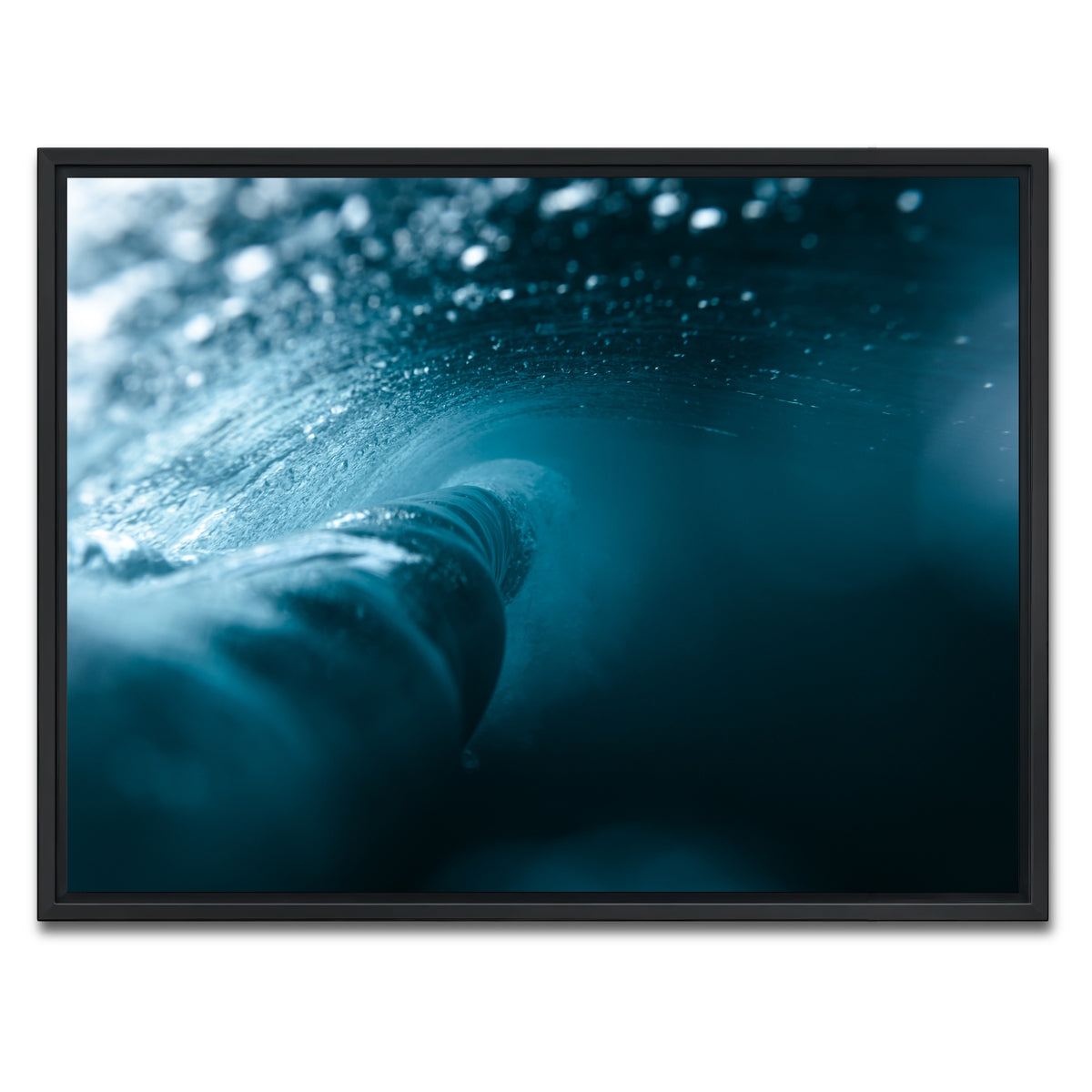 AUTO-MOCKUP WHITE | Behind the Wave | 1 Piece | Black Framed Canvas | group=4x3