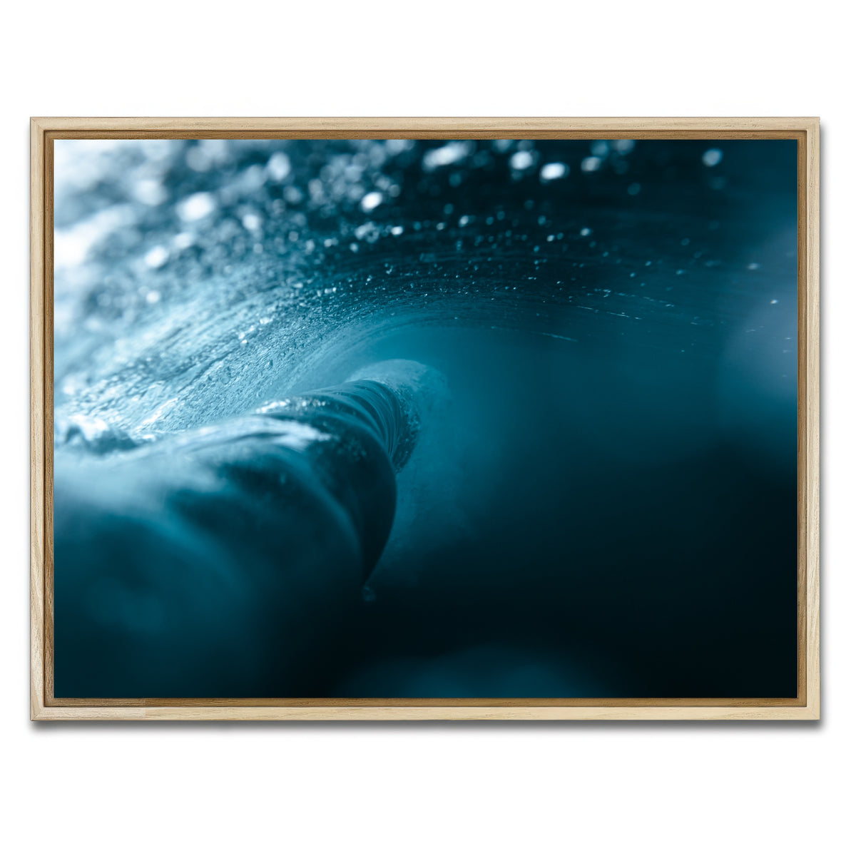 AUTO-MOCKUP WHITE | Behind the Wave | 1 Piece | Natural Framed Canvas | group=4x3