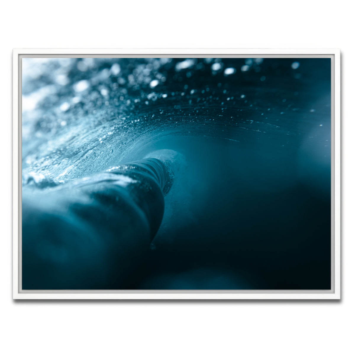 AUTO-MOCKUP WHITE | Behind the Wave | 1 Piece | White Framed Canvas | group=4x3