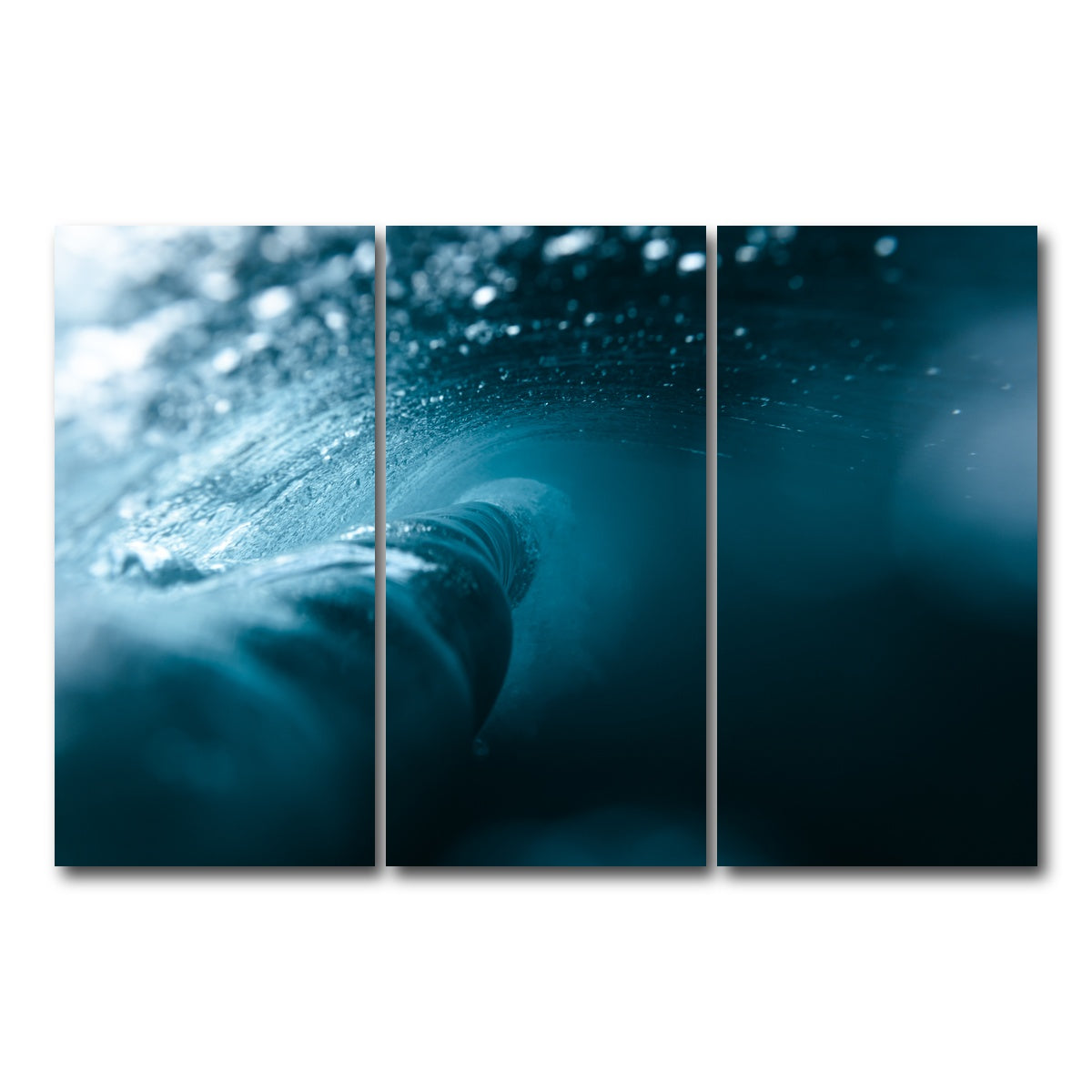 AUTO-MOCKUP WHITE | Behind the Wave | 3 Piece | Gallery Wrap Canvas | group=12x24
