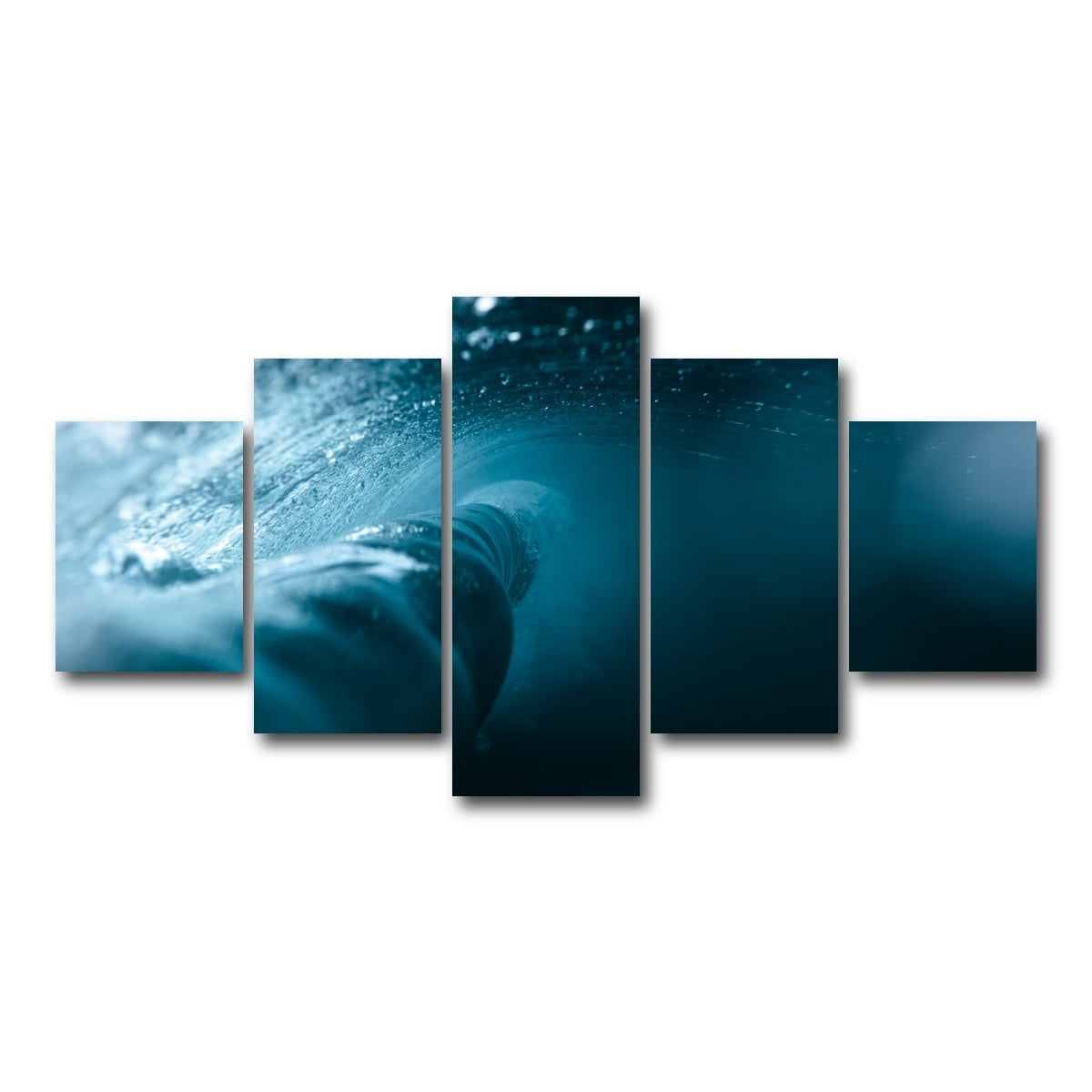 AUTO-MOCKUP WHITE | Behind the Wave | 5 Piece | Gallery Wrap Canvas | group=5_short