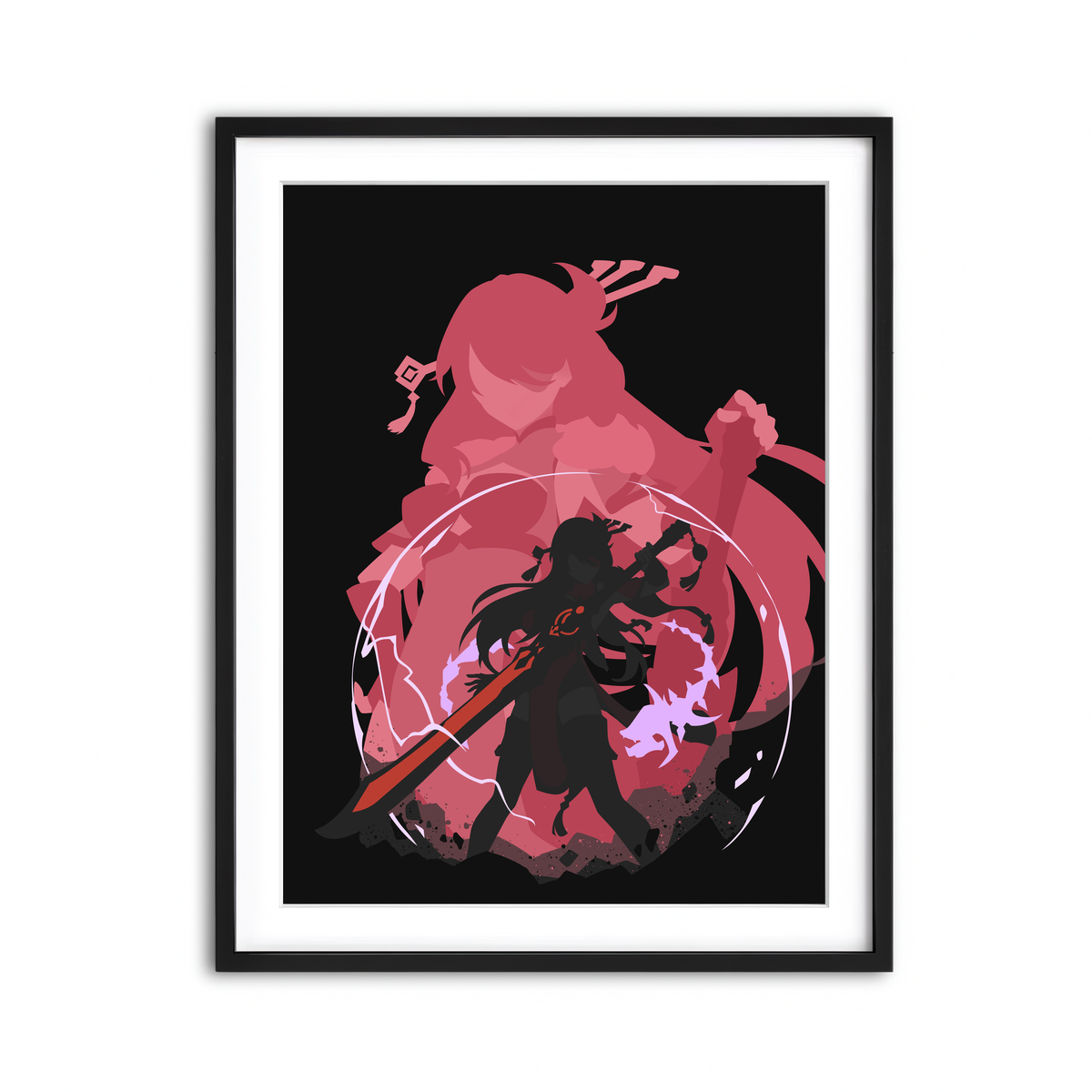 Framed Print 3x4 Black