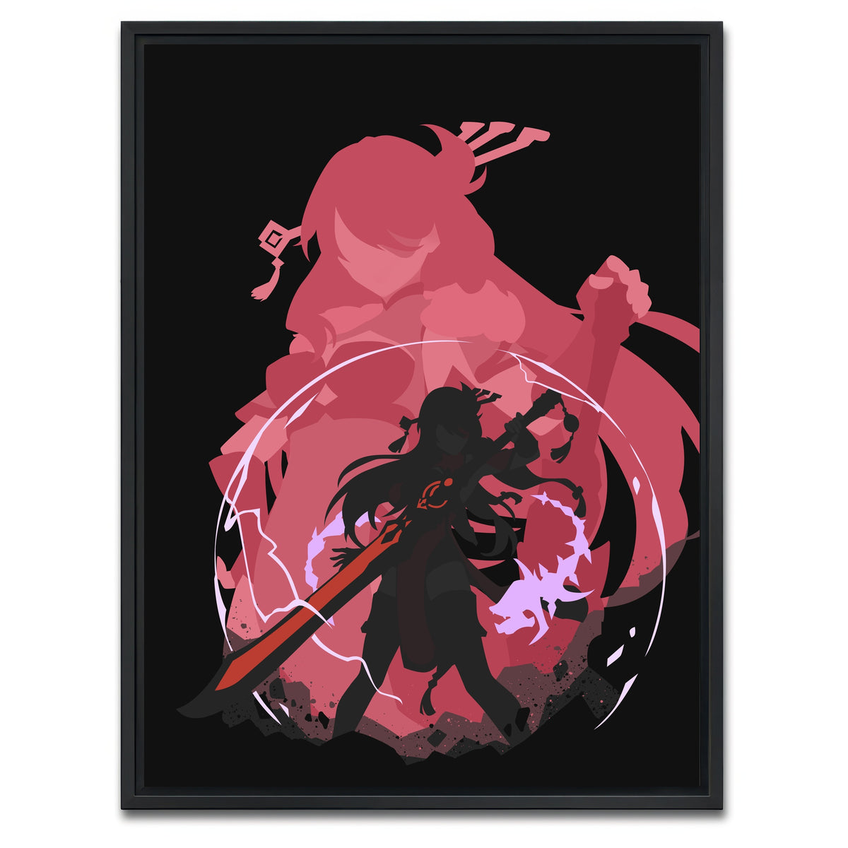 AUTO-MOCKUP WHITE | Beidou | 1 Piece | Black Framed Canvas | group=3x4