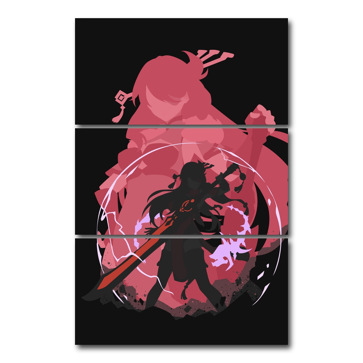 AUTO-MOCKUP WHITE | Beidou | 3 Piece | Gallery Wrap Canvas | group=12x24_stacked