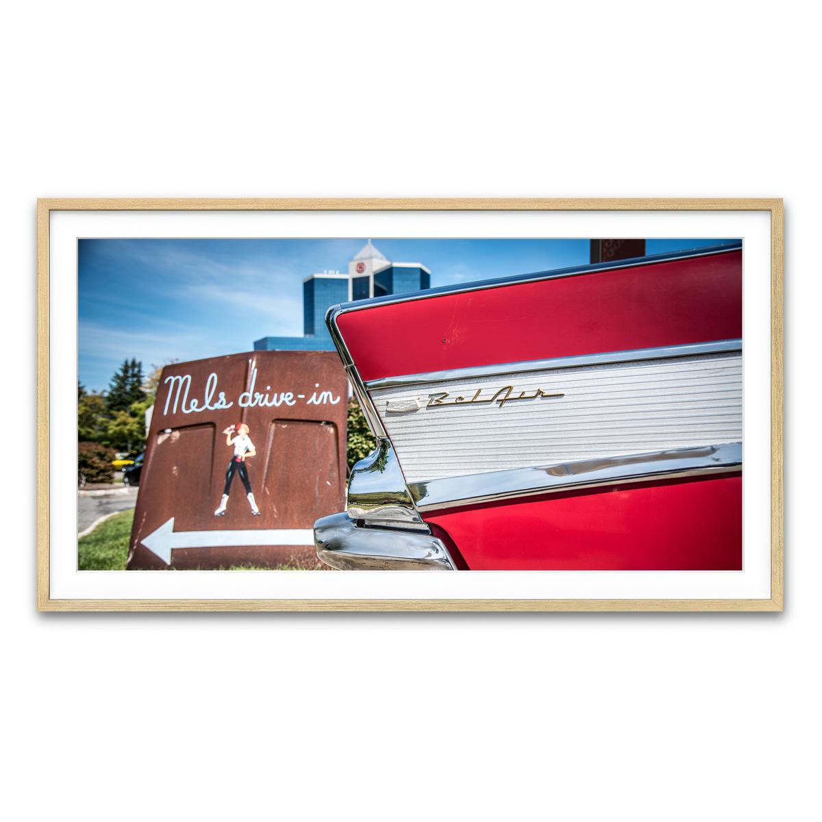 Framed Print 2x1 Natural