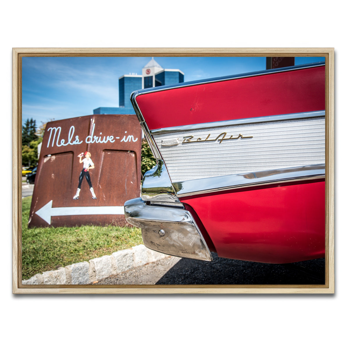 AUTO-MOCKUP WHITE | Bel Air | 1 Piece | Natural Framed Canvas | group=4x3