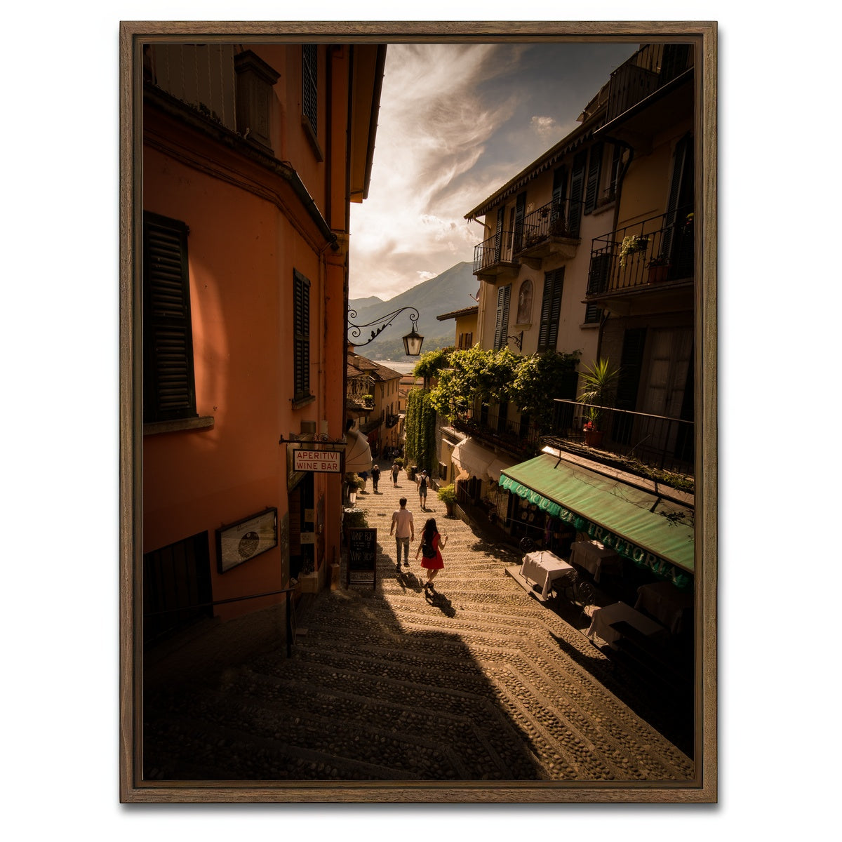 AUTO-MOCKUP WHITE | Bellagio | 1 Piece | Walnut Framed Canvas | group=3x4