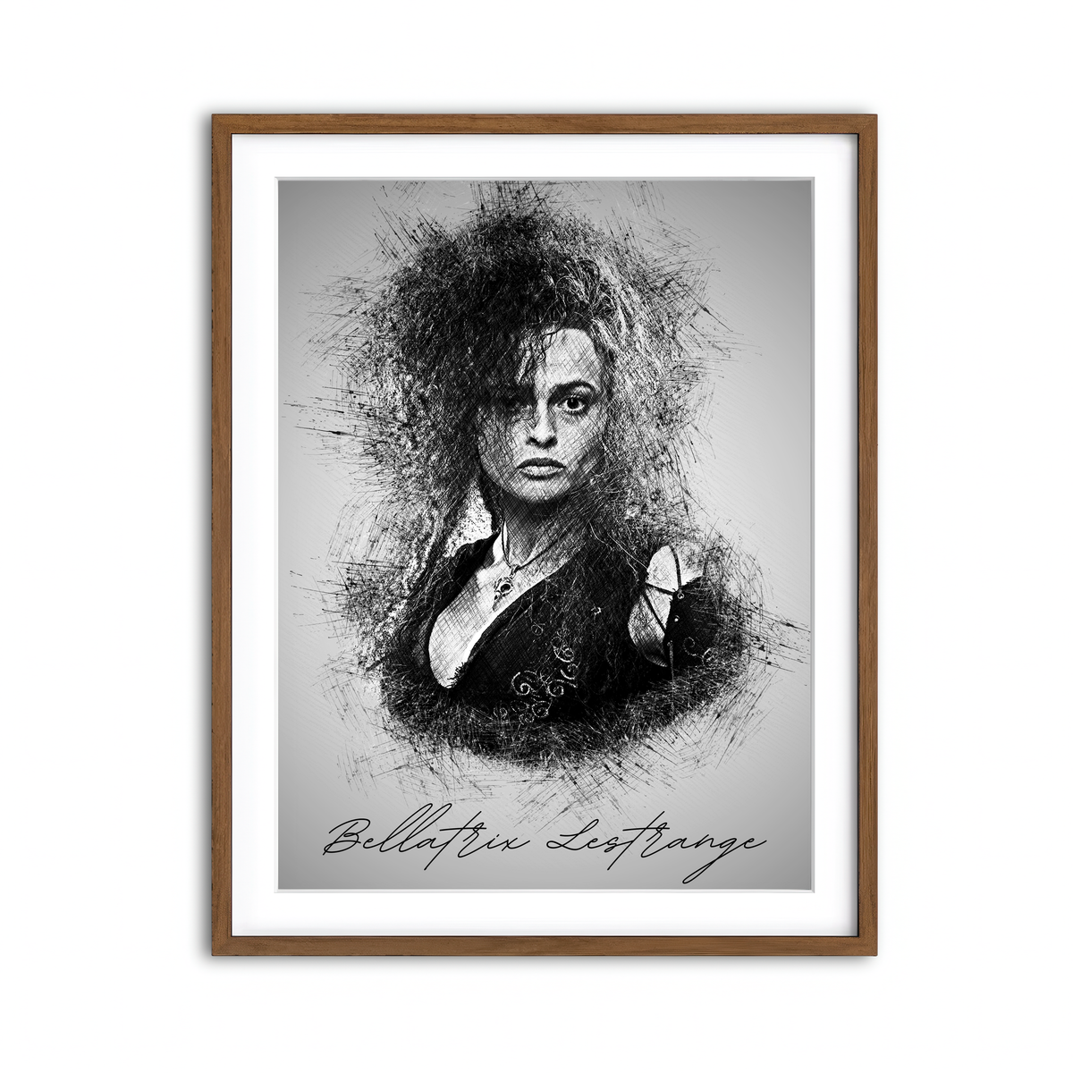Framed Print 3x4 Walnut