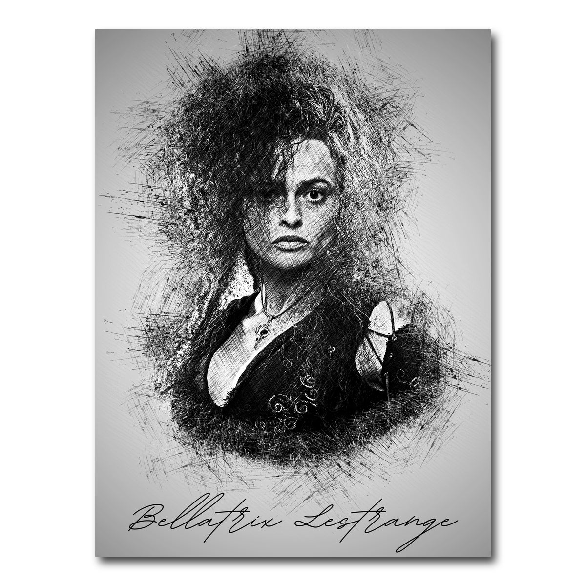 AUTO-MOCKUP WHITE | Bellatrix Lestrange | 1 Piece | Gallery Wrap Canvas | group=3x4