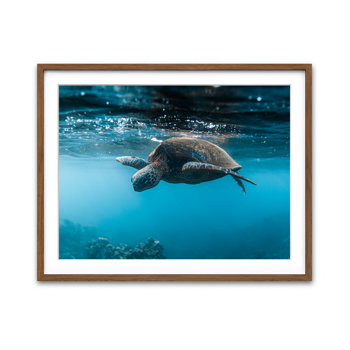 Framed Print 4x3 Walnut