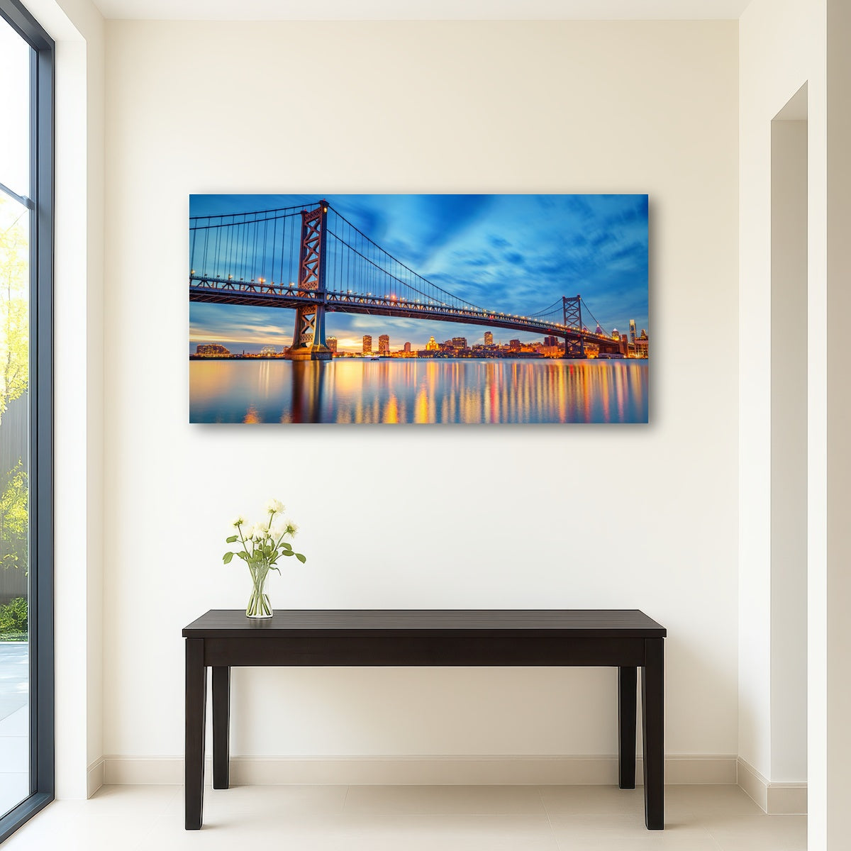 AUTO-MOCKUP ROOM | Ben Franklin Bridge