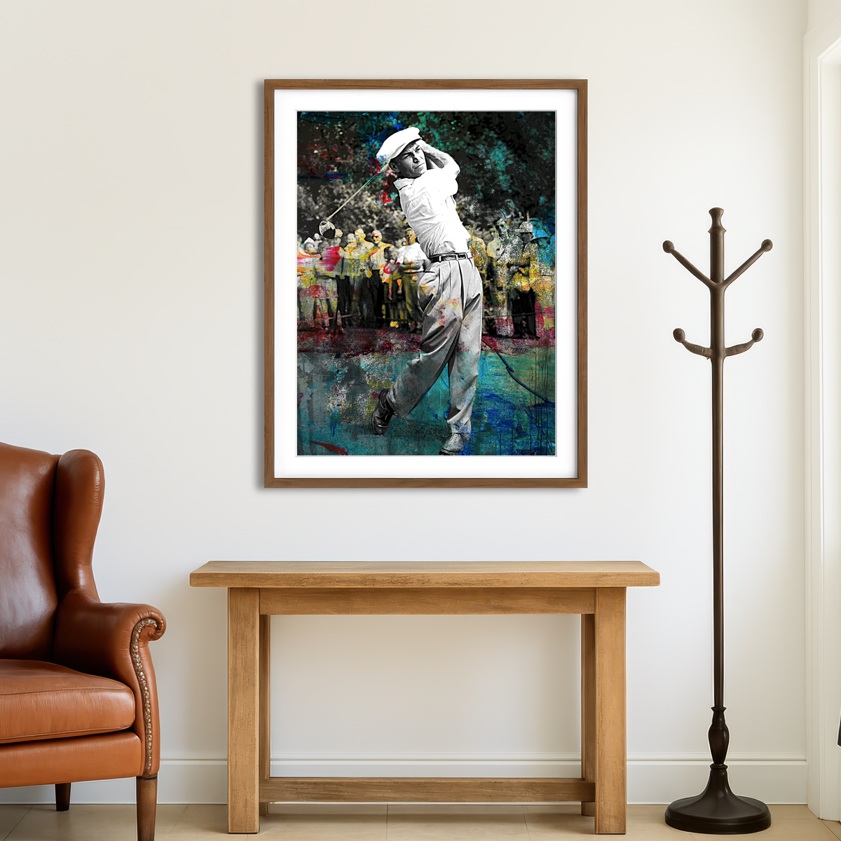 AUTO-MOCKUP ROOM | Ben Hogan Wall Art