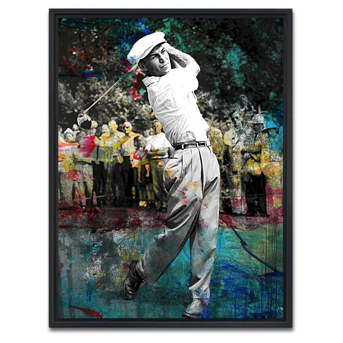AUTO-MOCKUP WHITE | Ben Hogan | 1 Piece | Black Framed Canvas | group=3x4