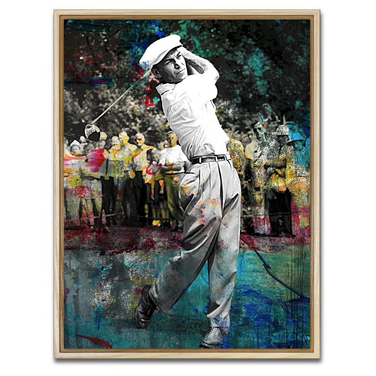 AUTO-MOCKUP WHITE | Ben Hogan | 1 Piece | Natural Framed Canvas | group=3x4