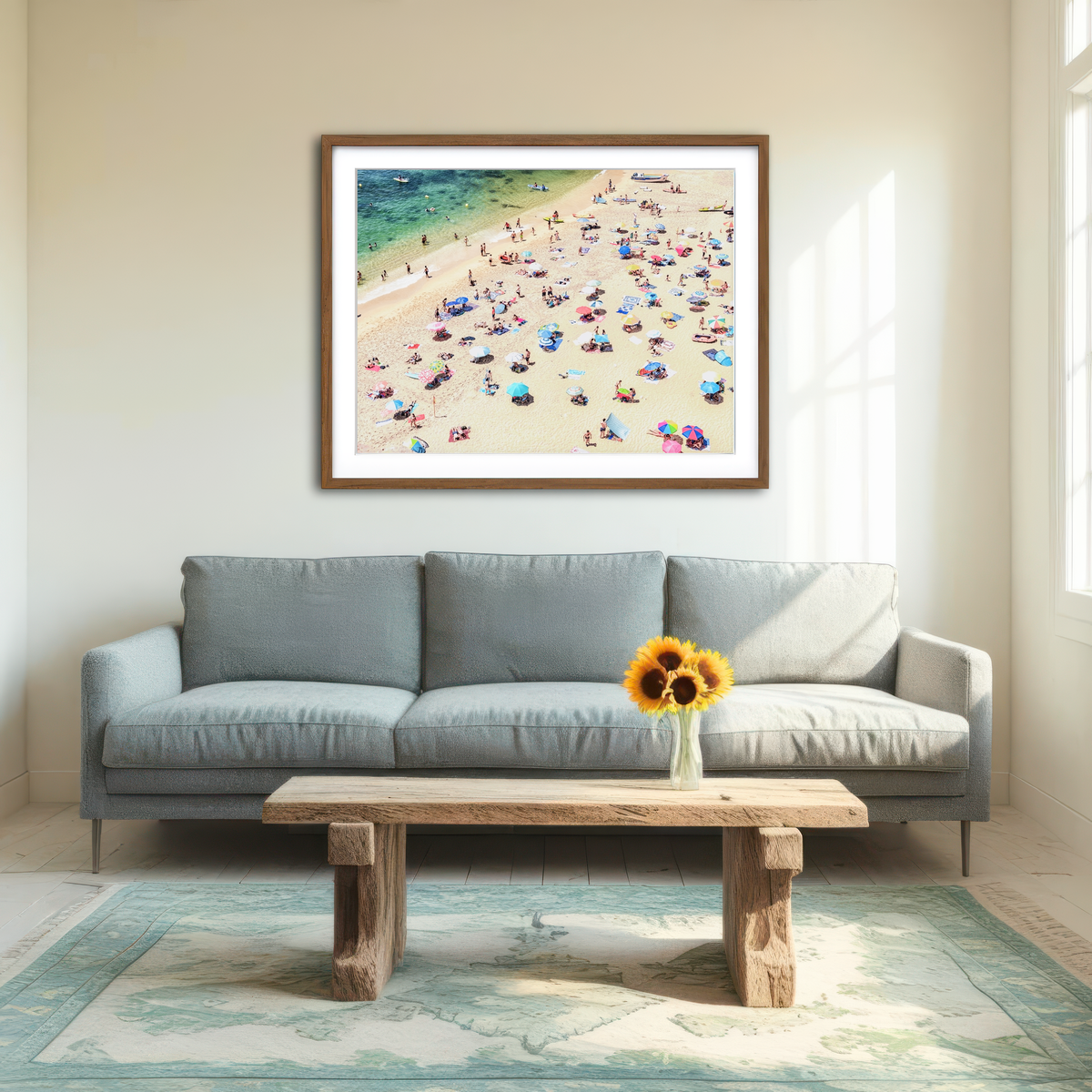 AUTO-MOCKUP ROOM | Benagil Wall Art