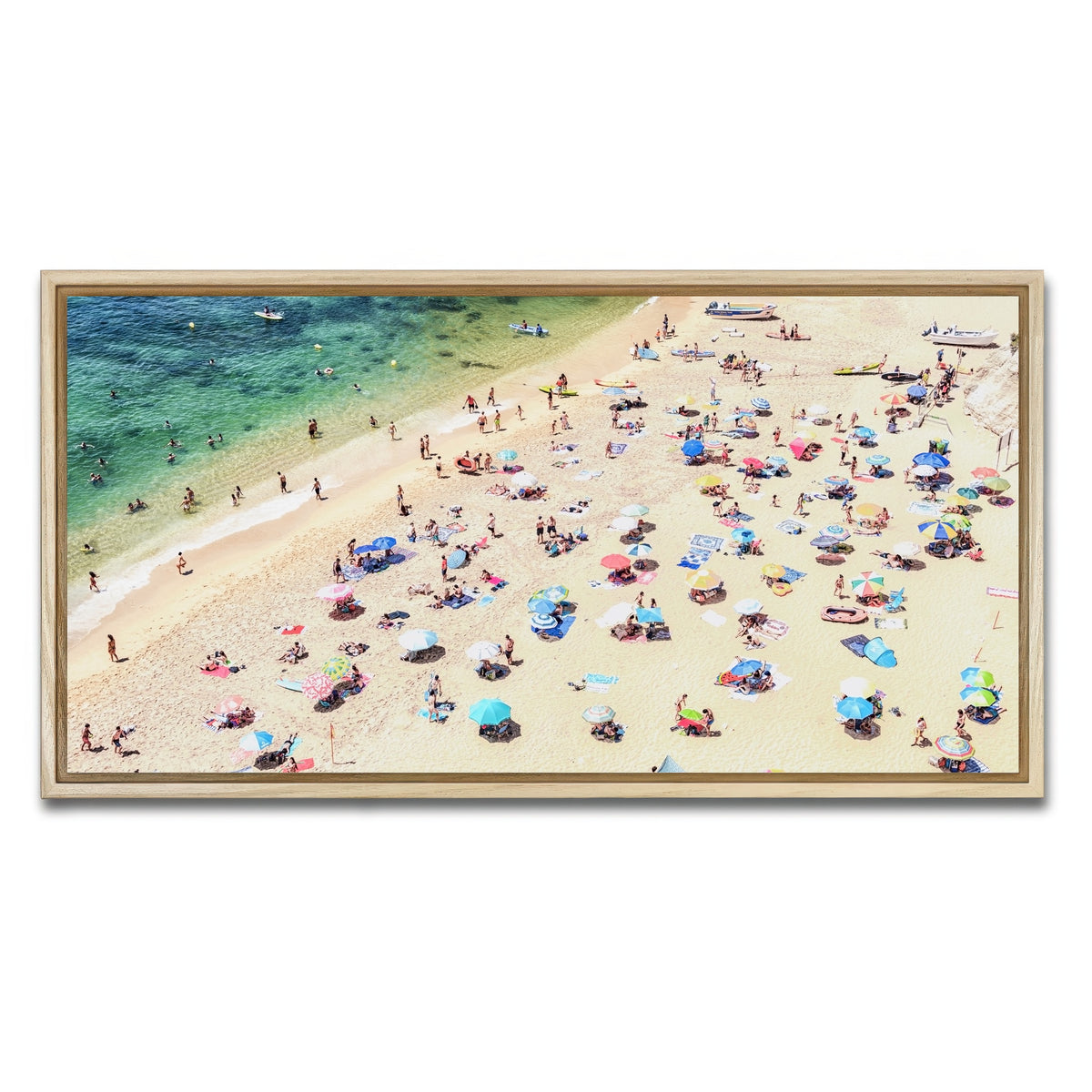 AUTO-MOCKUP WHITE | Benagil | 1 Piece | Natural Framed Canvas | group=2x1