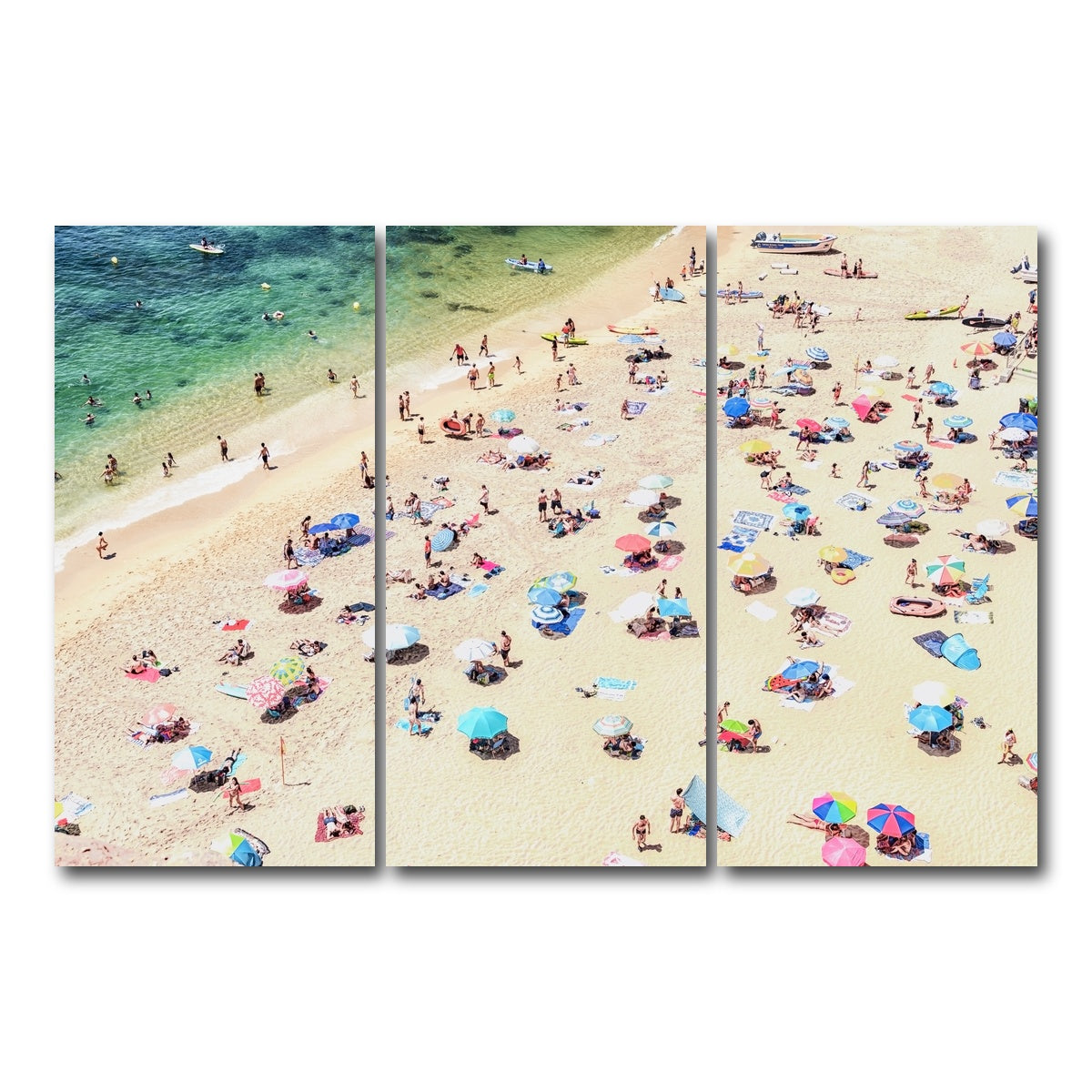 AUTO-MOCKUP WHITE | Benagil | 3 Piece | Gallery Wrap Canvas | group=12x24