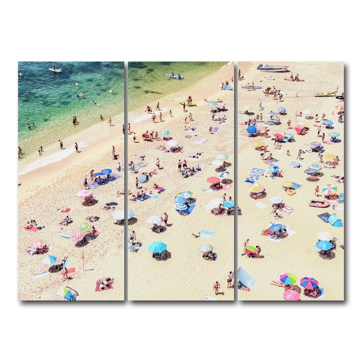 AUTO-MOCKUP WHITE | Benagil | 3 Piece | Gallery Wrap Canvas | group=8x18