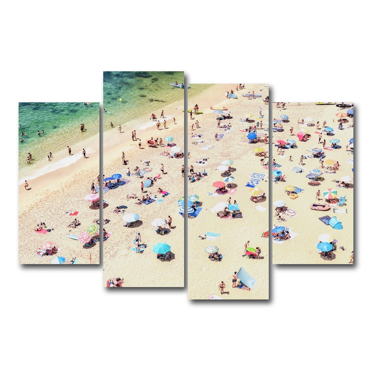AUTO-MOCKUP WHITE | Benagil | 4 Piece | Gallery Wrap Canvas | group=4_short