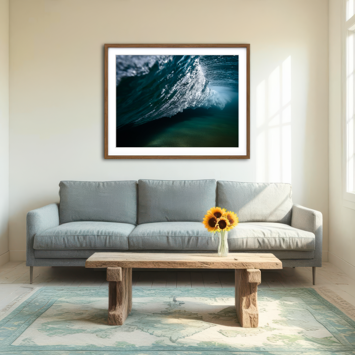 AUTO-MOCKUP ROOM | Beneath the Surface Wall Art