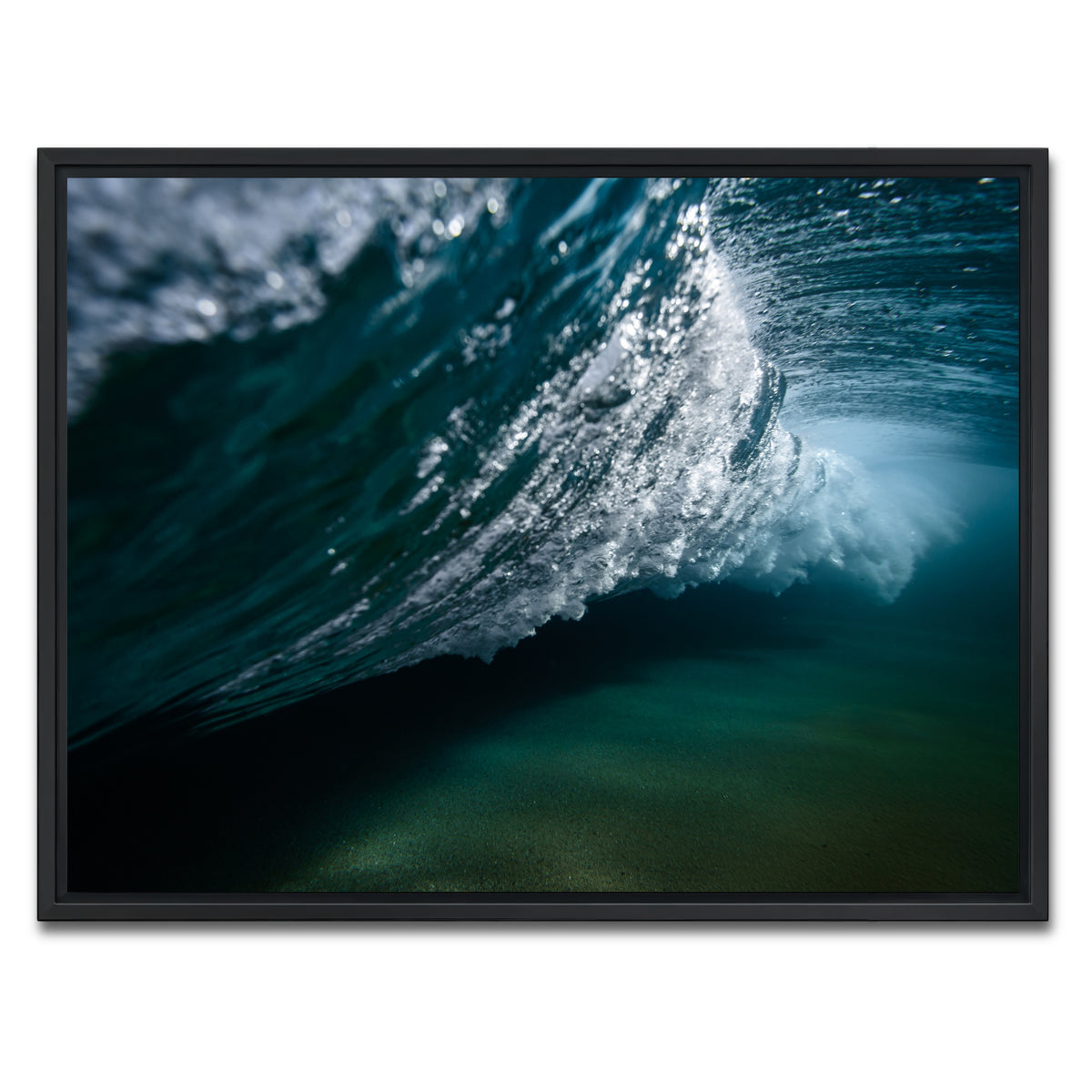 AUTO-MOCKUP WHITE | Beneath the Surface | 1 Piece | Black Framed Canvas | group=4x3
