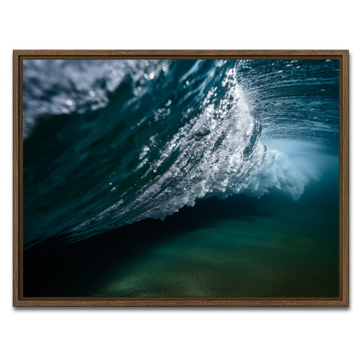 AUTO-MOCKUP WHITE | Beneath the Surface | 1 Piece | Walnut Framed Canvas | group=4x3