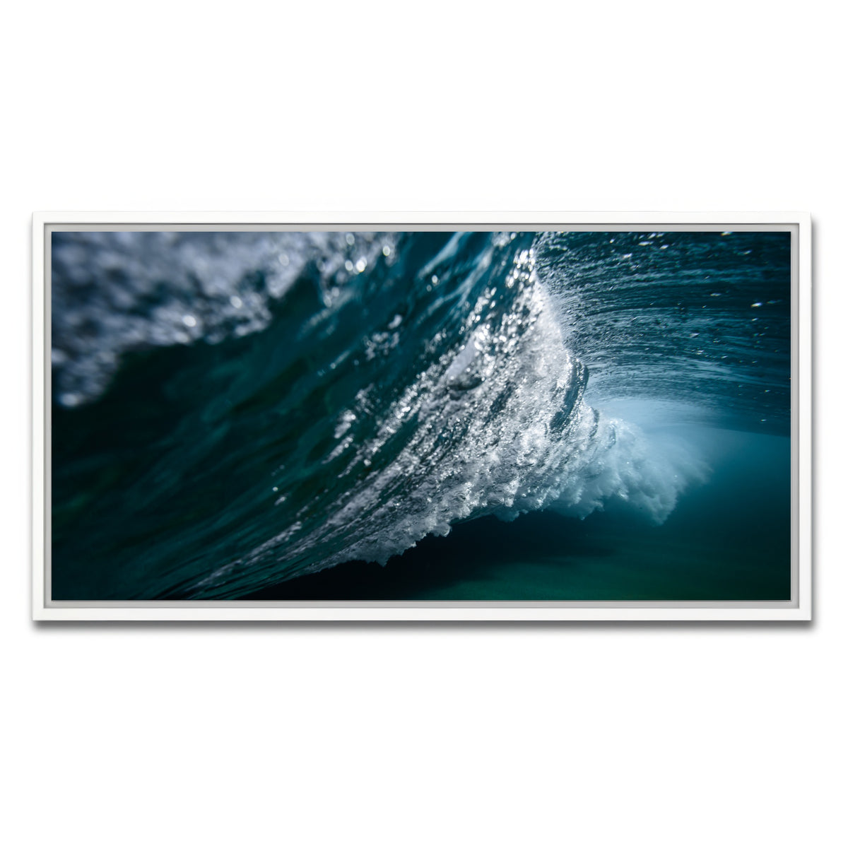 AUTO-MOCKUP WHITE | Beneath the Surface | 1 Piece | White Framed Canvas | group=2x1