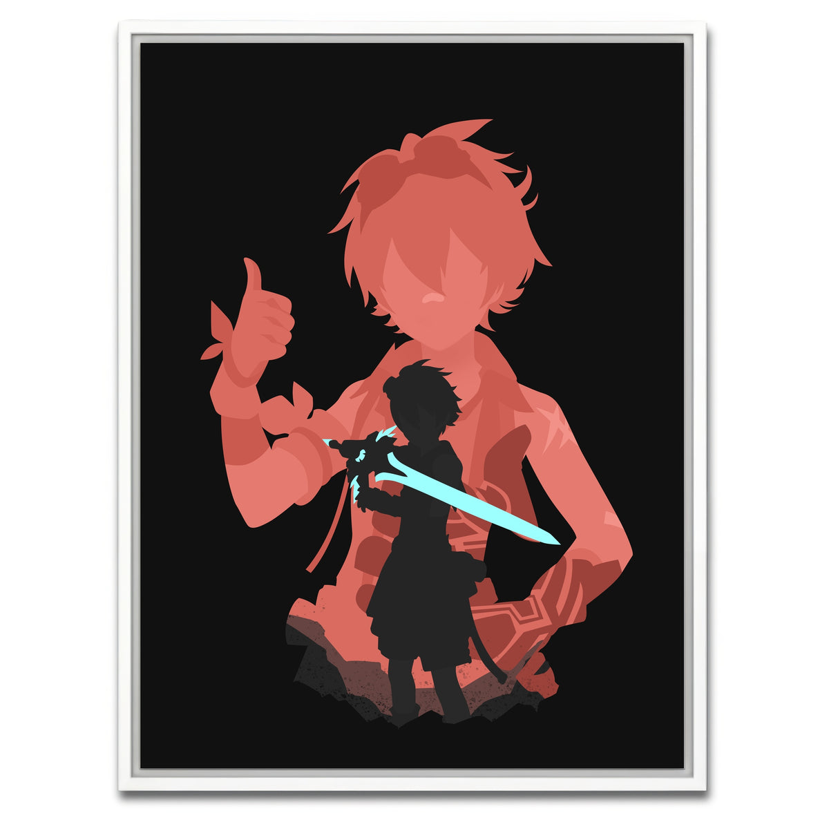 AUTO-MOCKUP WHITE | Bennett | 1 Piece | White Framed Canvas | group=3x4