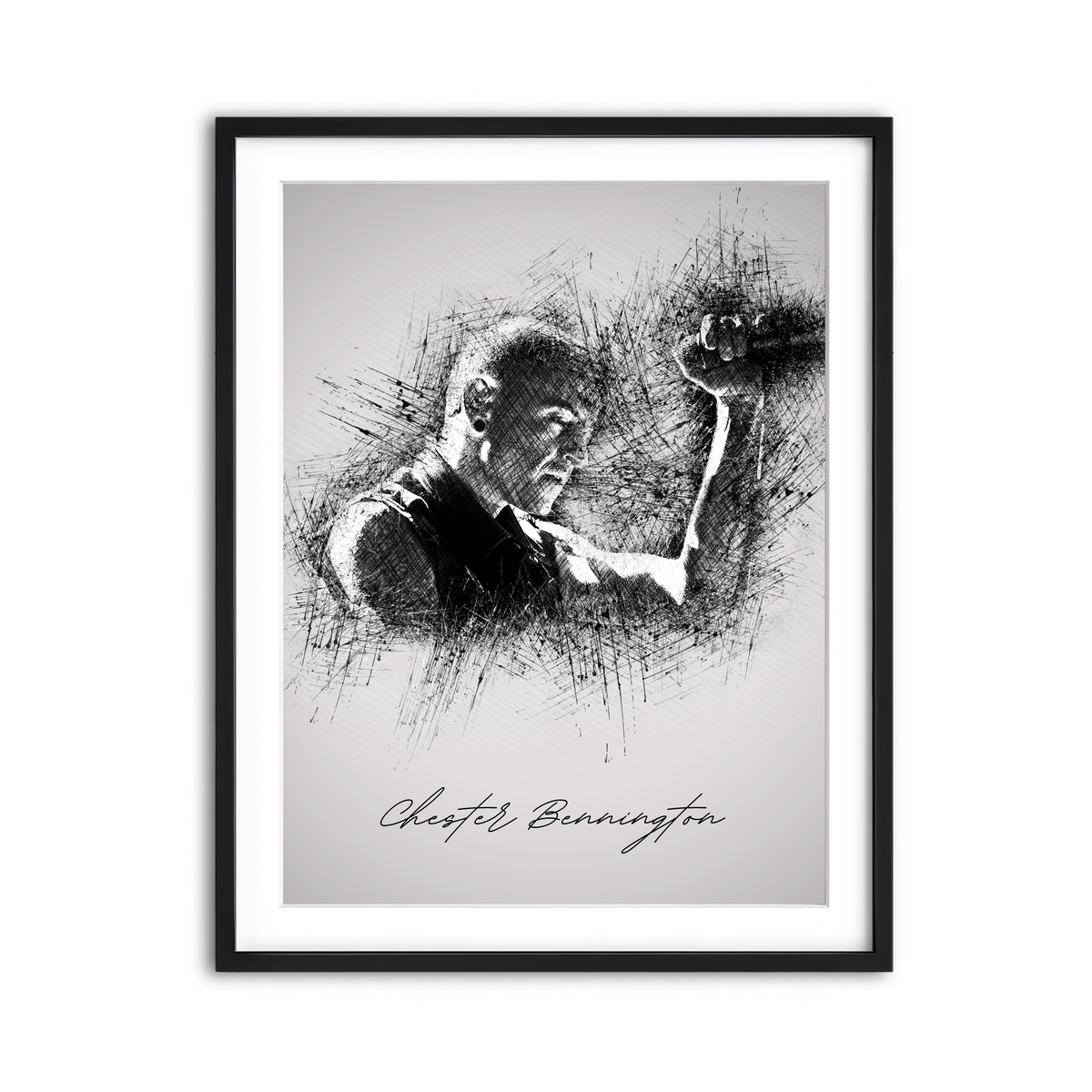 Framed Print 3x4 Black