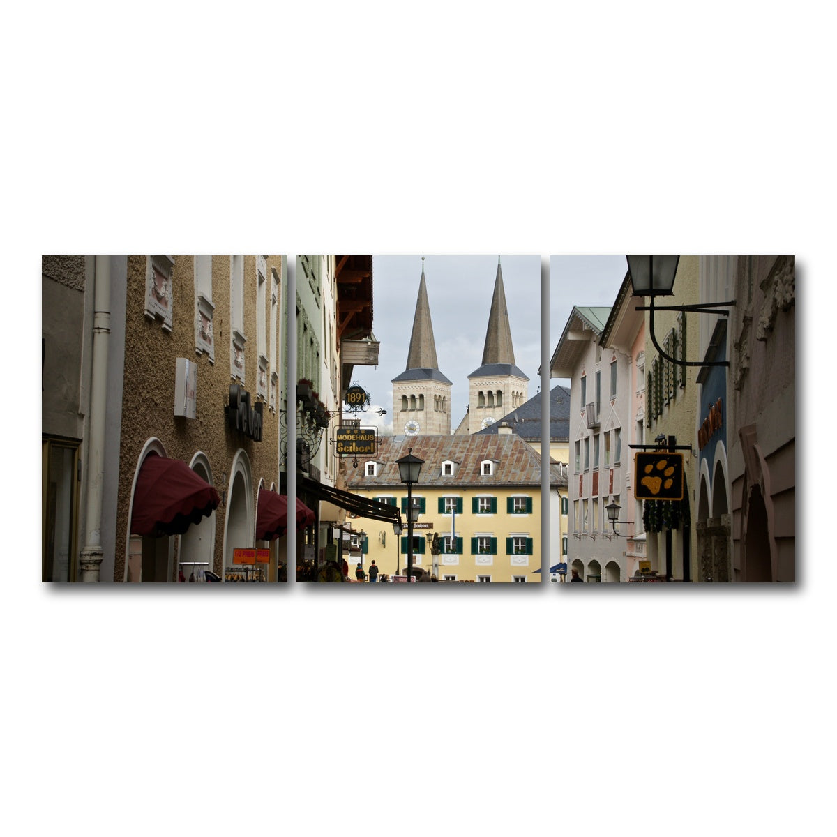 AUTO-MOCKUP WHITE | Berchtesgaden Germany | 3 Piece | Gallery Wrap Canvas | group=18x24