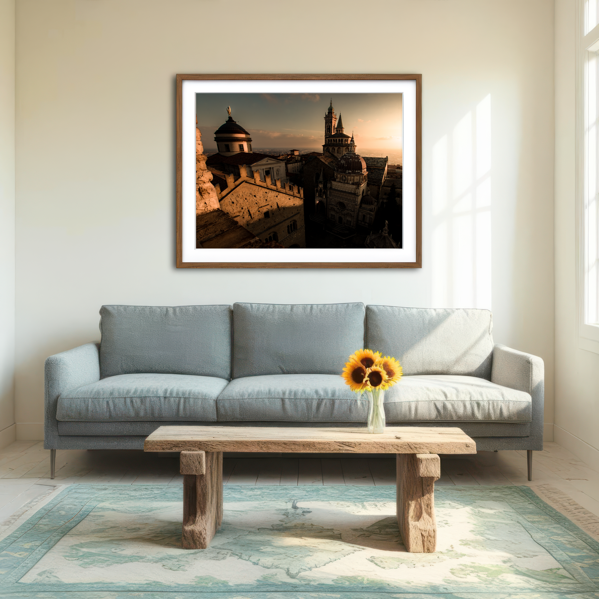 AUTO-MOCKUP ROOM | Bergamo Alta ll Wall Art