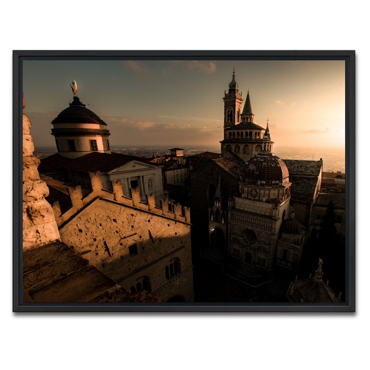 AUTO-MOCKUP WHITE | Bergamo Alta ll | 1 Piece | Black Framed Canvas | group=4x3