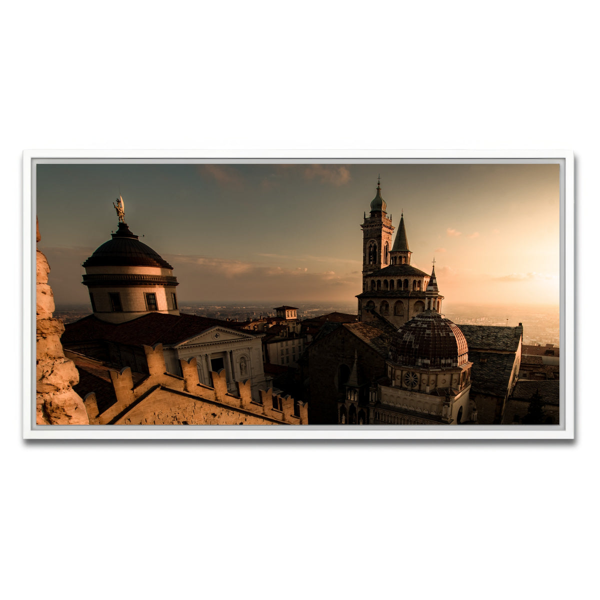 AUTO-MOCKUP WHITE | Bergamo Alta ll | 1 Piece | White Framed Canvas | group=2x1