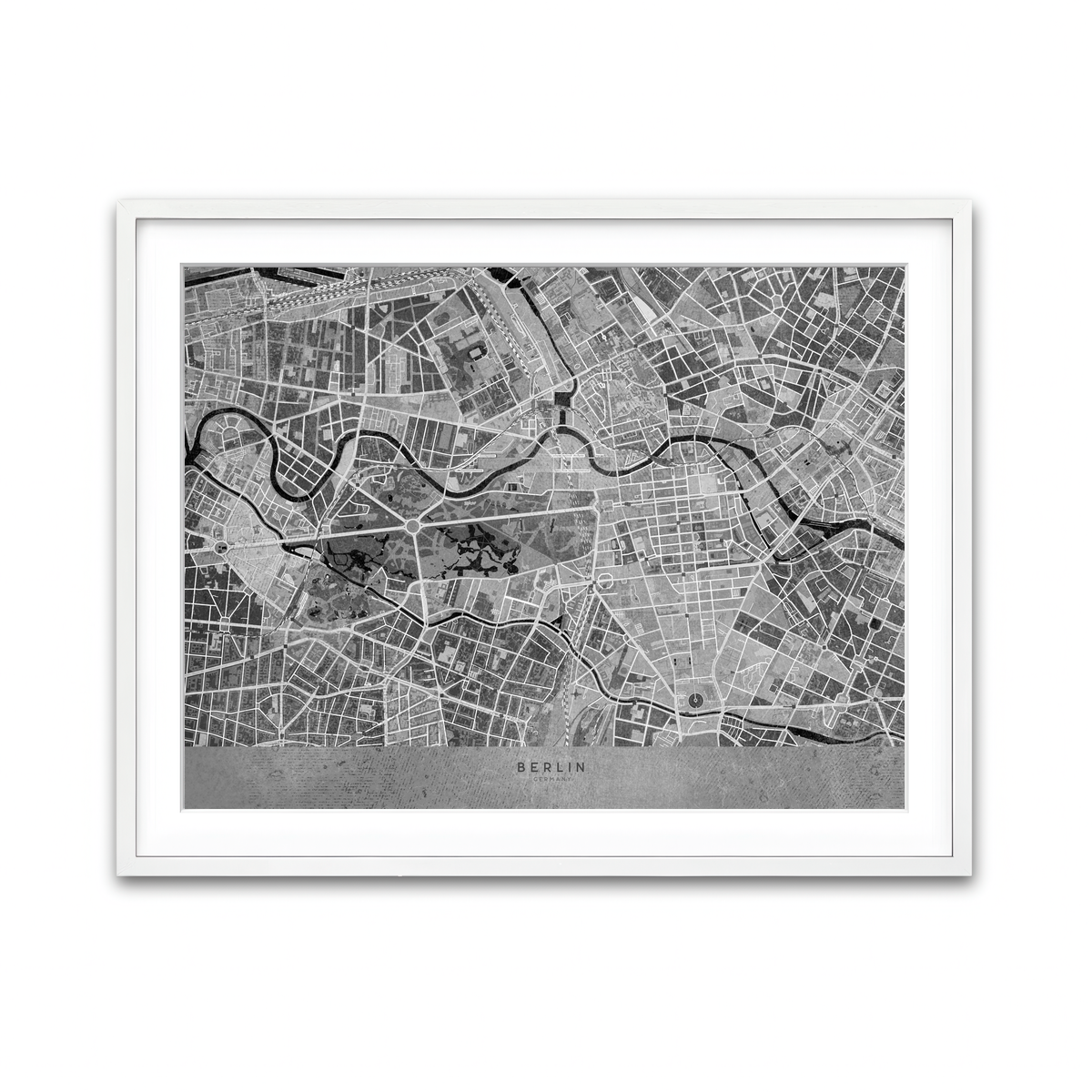 Framed Print 4x3 White