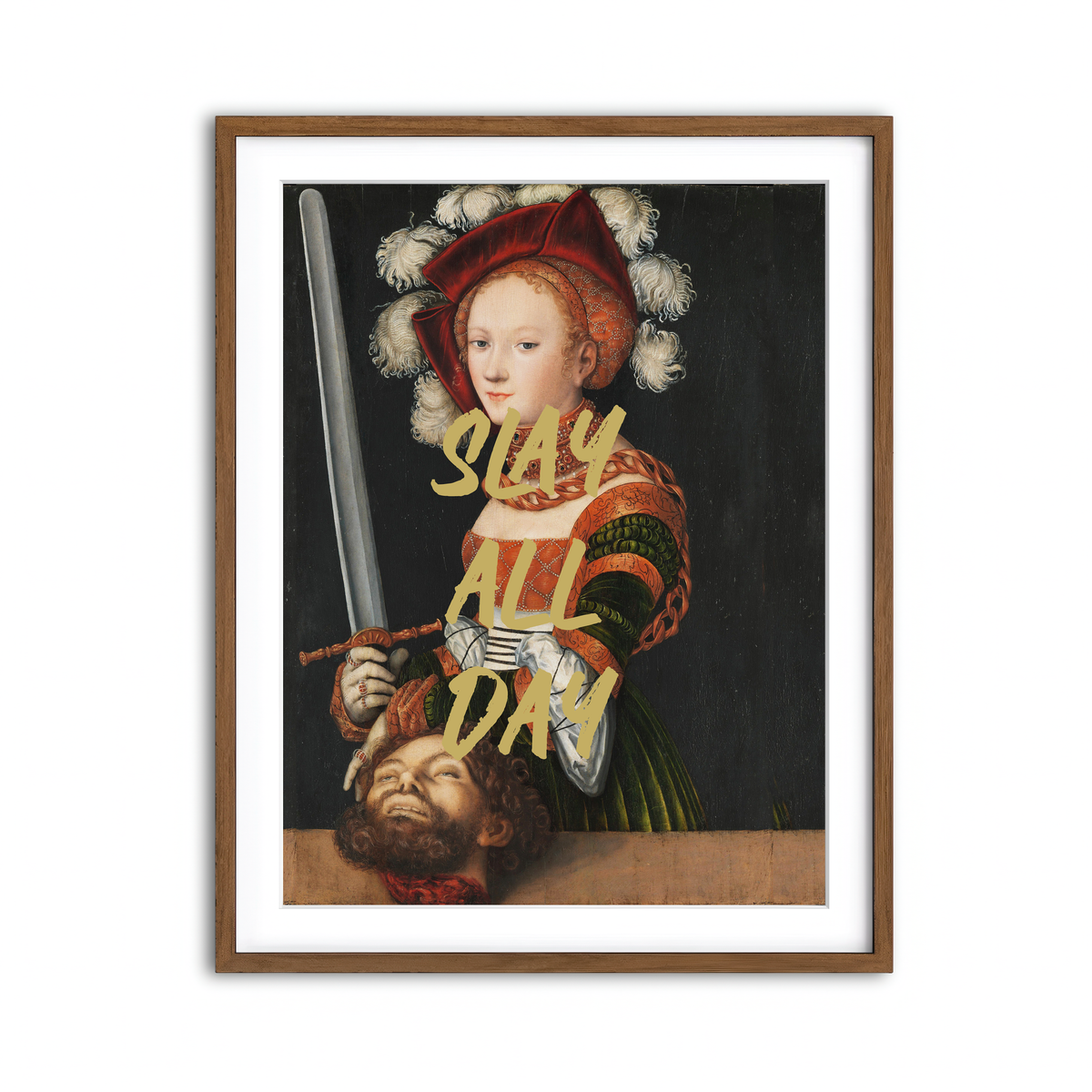 Framed Print 3x4 Walnut