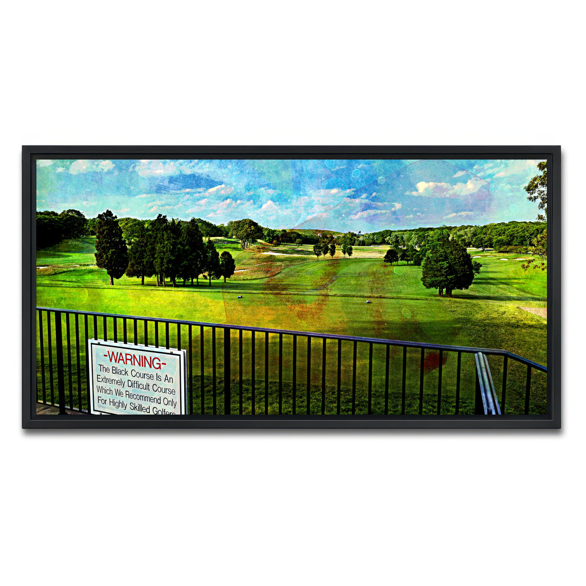 AUTO-MOCKUP WHITE | Bethpage Black | 1 Piece | Black Framed Canvas | group=2x1